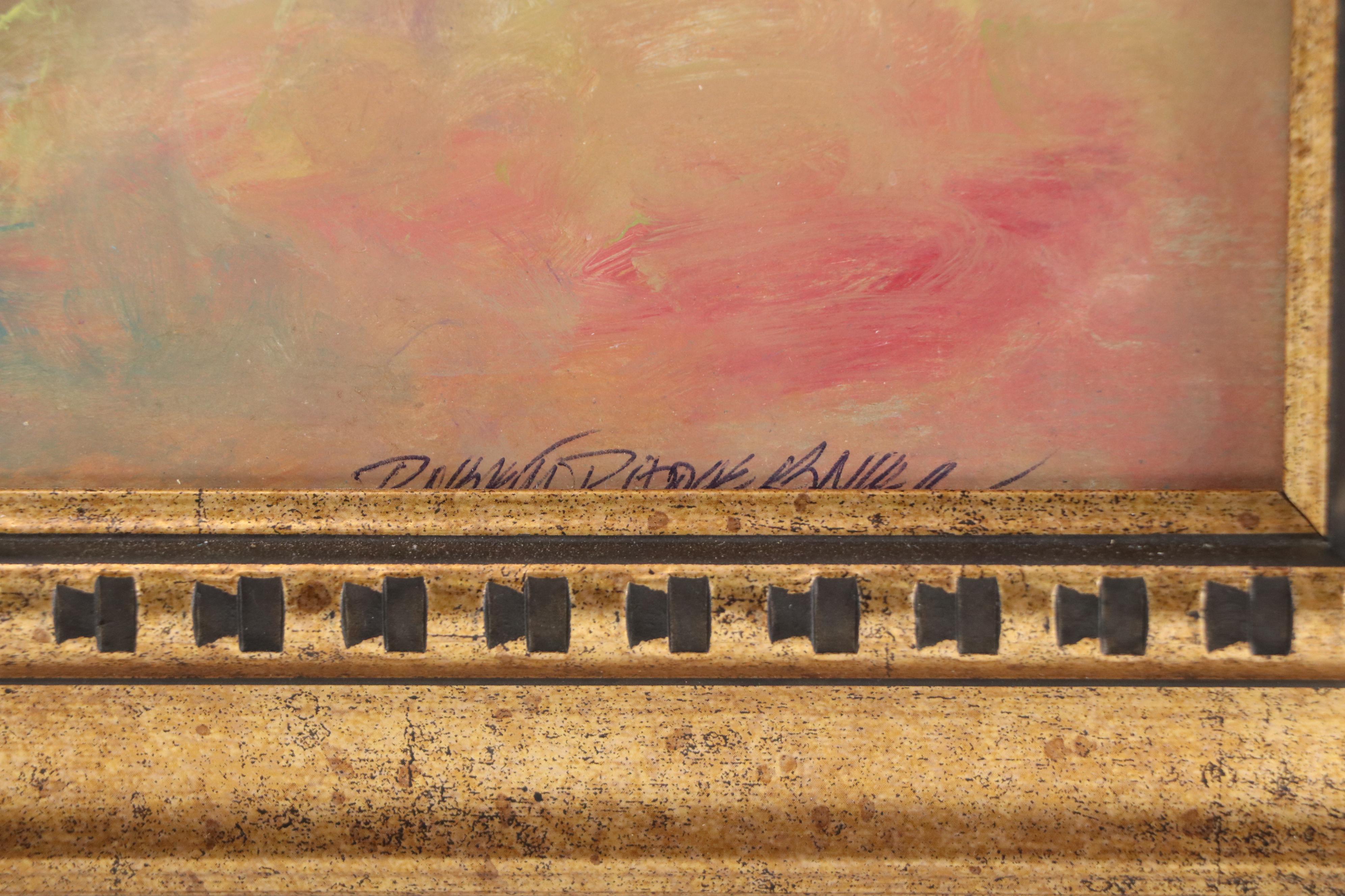 Robert Riddle Baker Landscape Acrylic Painting "Neverland #6," 2022