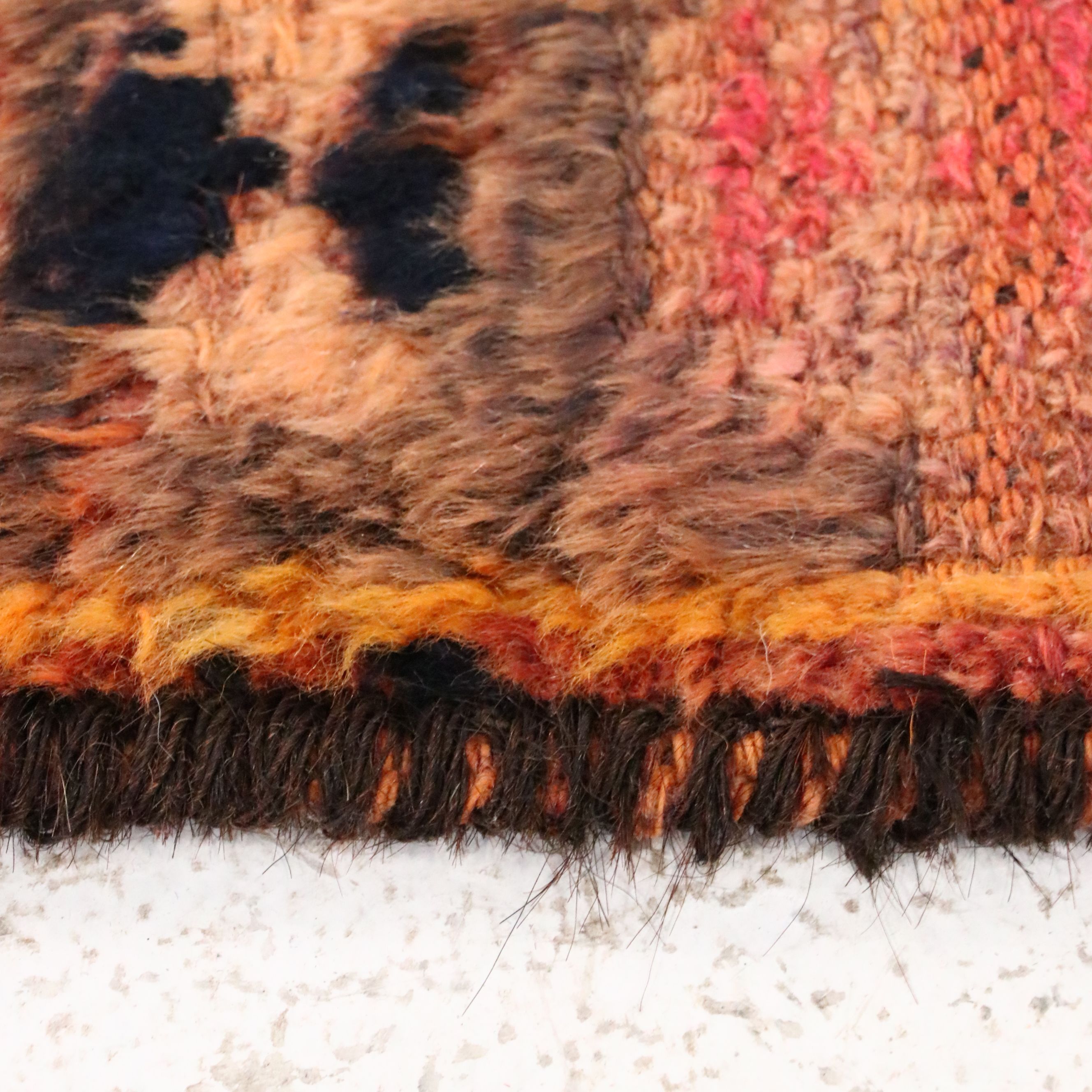 2'11 x 9'1 Hand-Knotted Turkish Kurdish Carpet Runner Long Rug