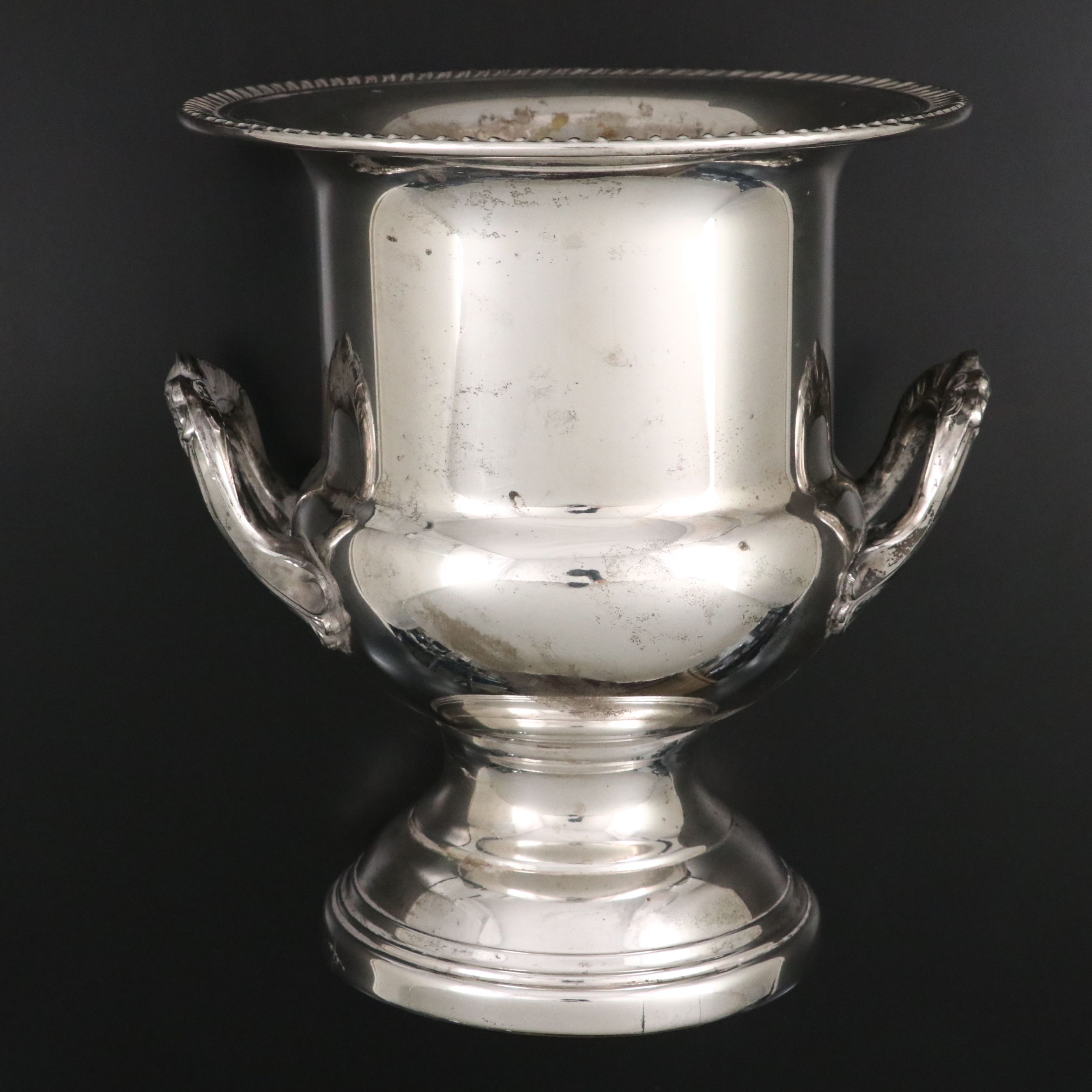 Leonard Silver Plate Urn Shape Champagne or Wine Bucket