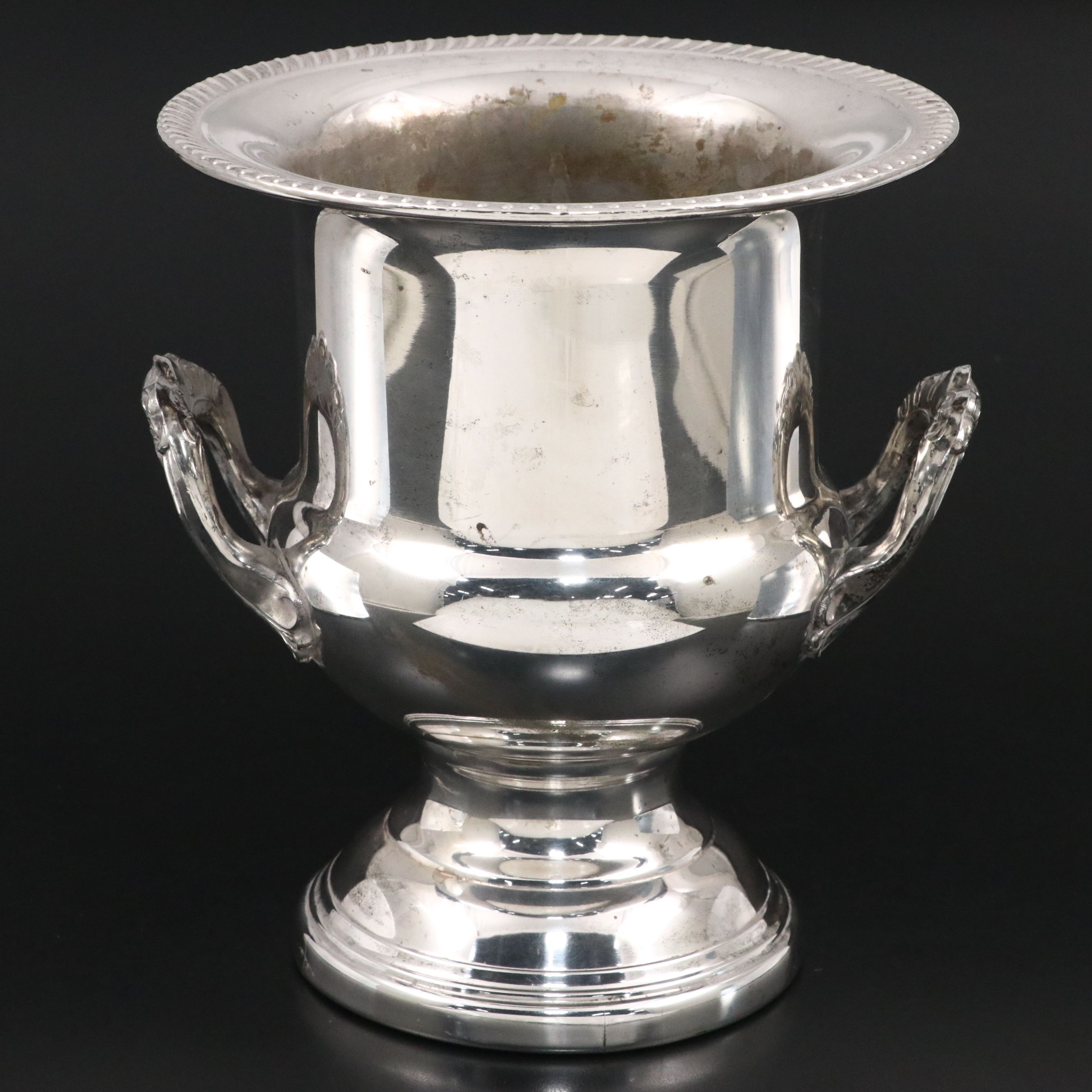 Leonard Silver Plate Urn Shape Champagne or Wine Bucket