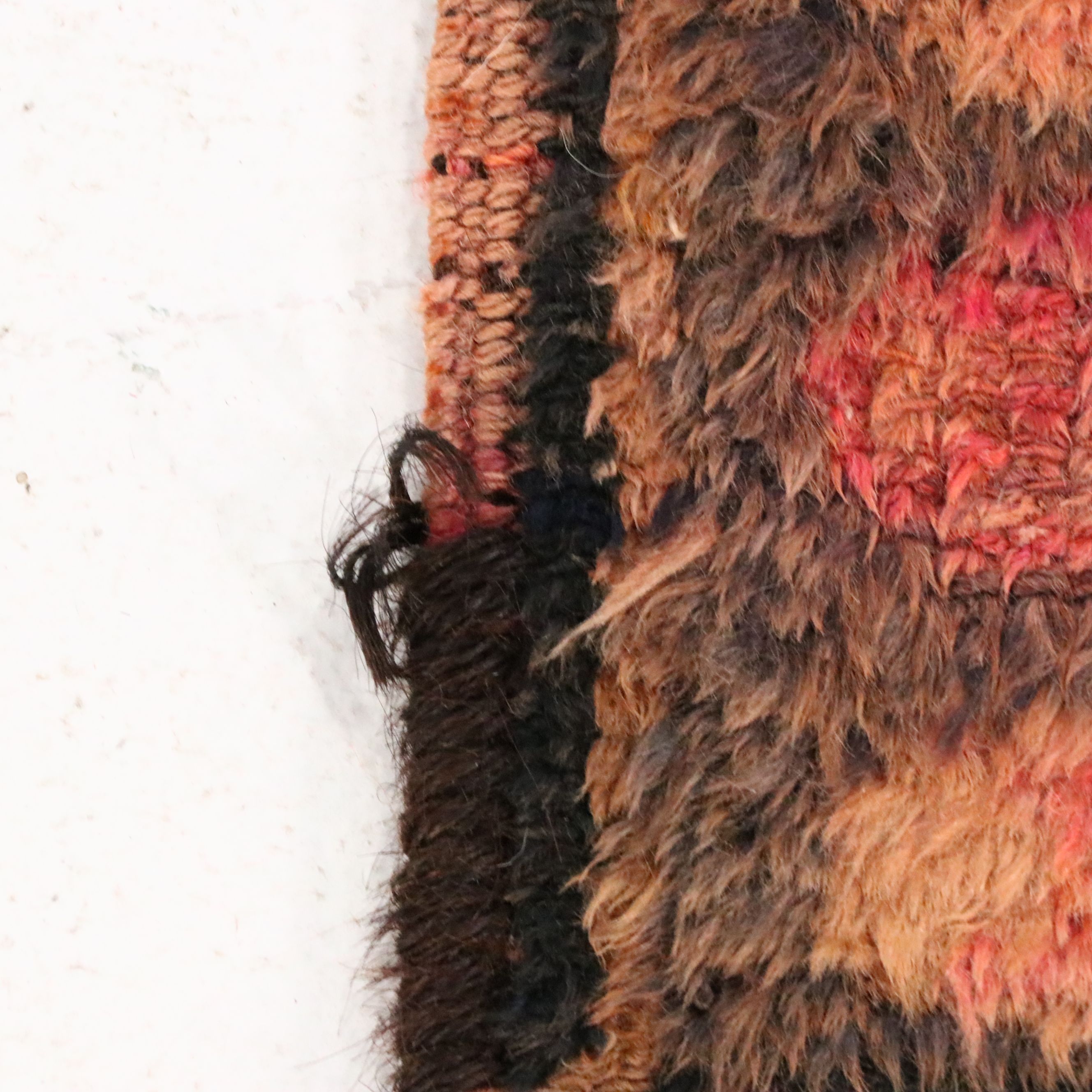 2'11 x 9'1 Hand-Knotted Turkish Kurdish Carpet Runner Long Rug