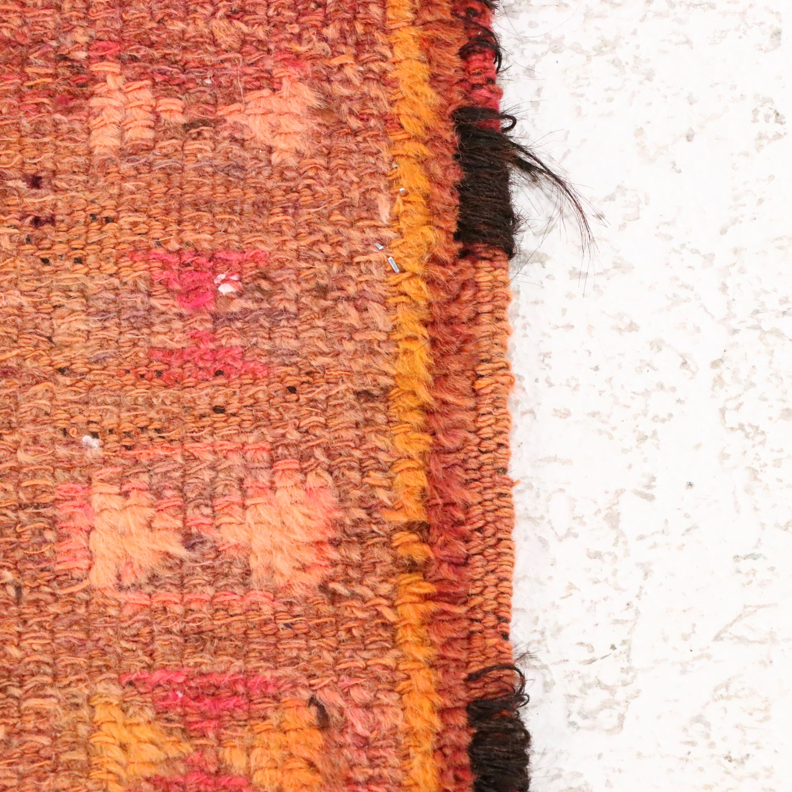 2'11 x 9'1 Hand-Knotted Turkish Kurdish Carpet Runner Long Rug