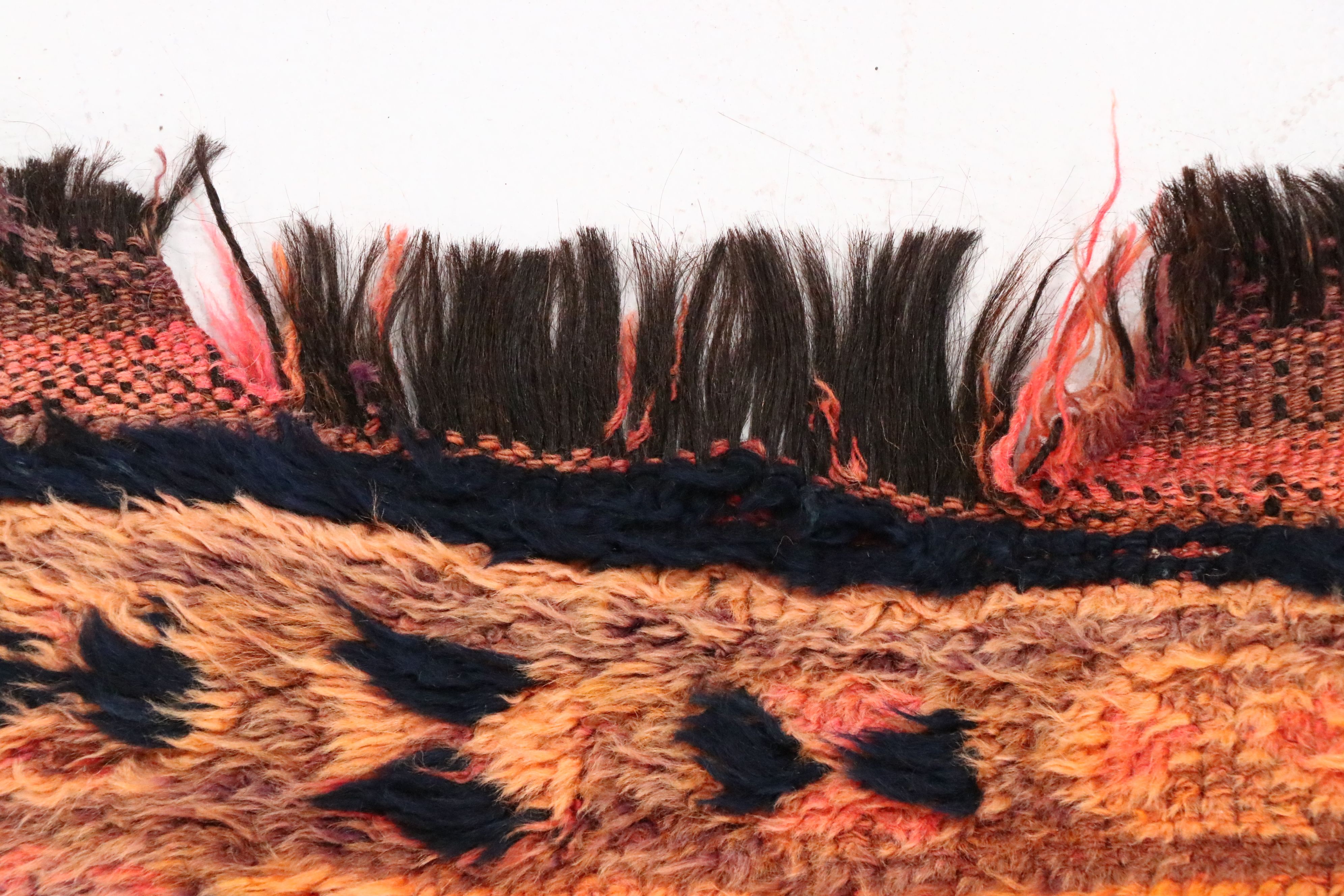 2'11 x 9'1 Hand-Knotted Turkish Kurdish Carpet Runner Long Rug