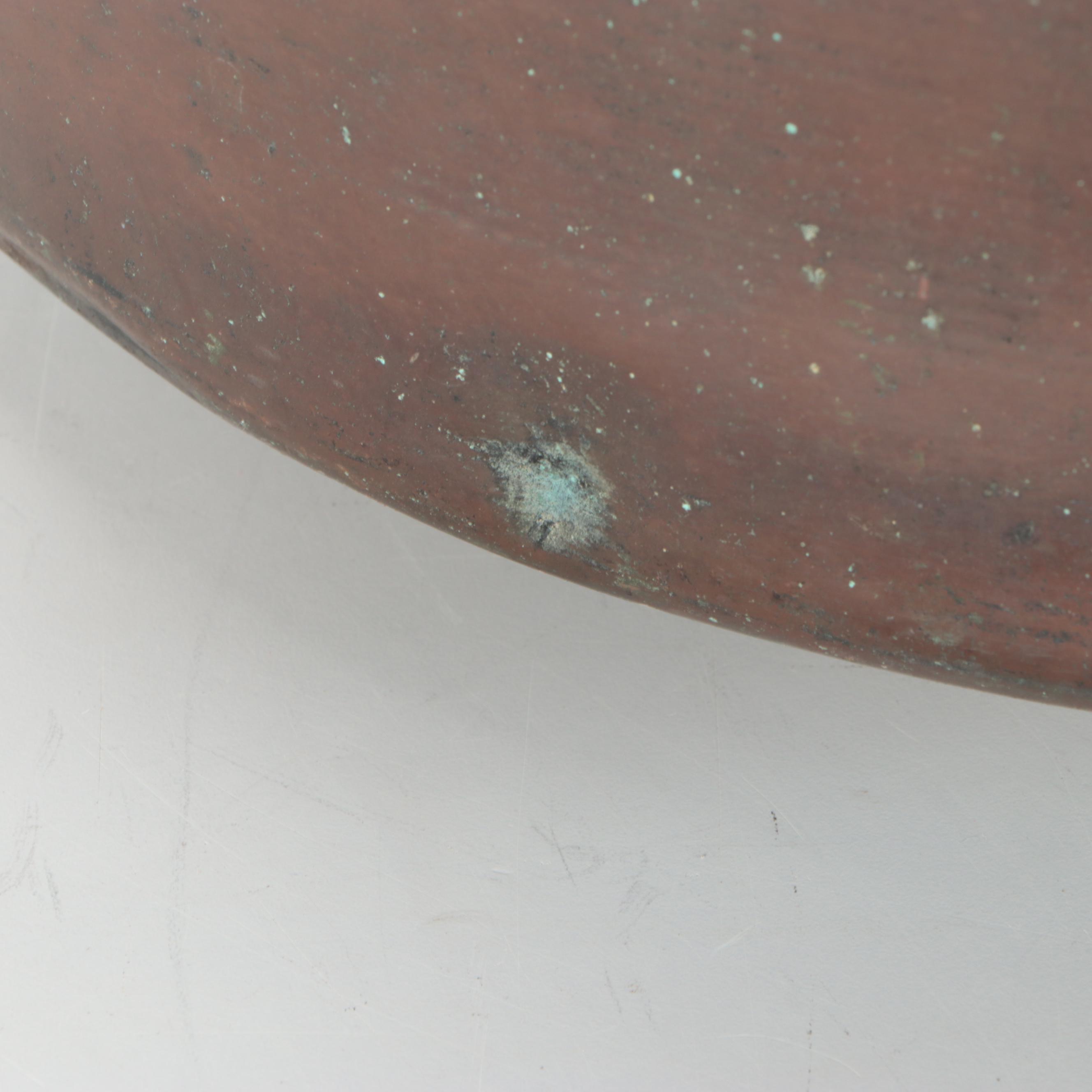 Large Copper Metal Planter