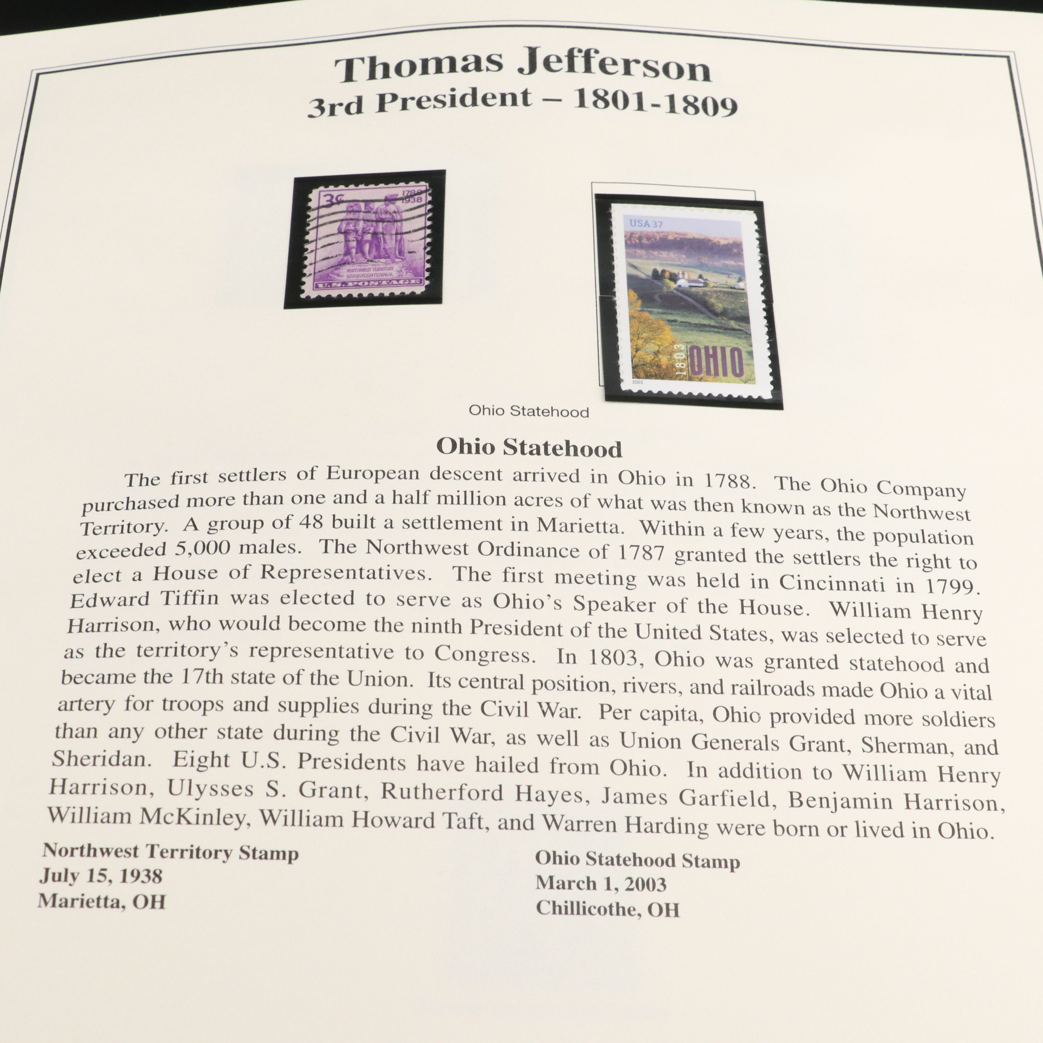 Collection of Gold Tone State Quarters and First Day Covers