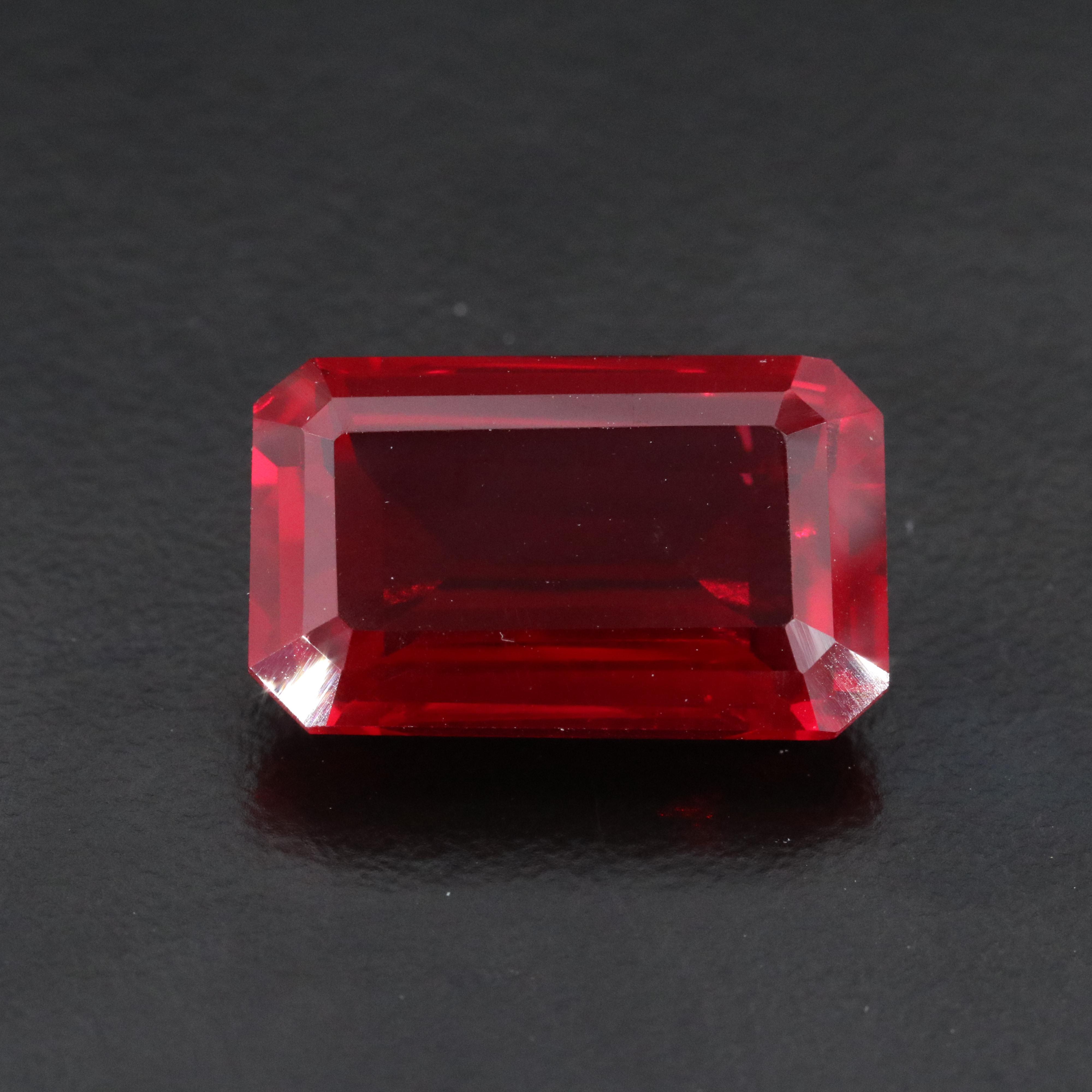 Loose 18.34 CT Lab Grown Ruby