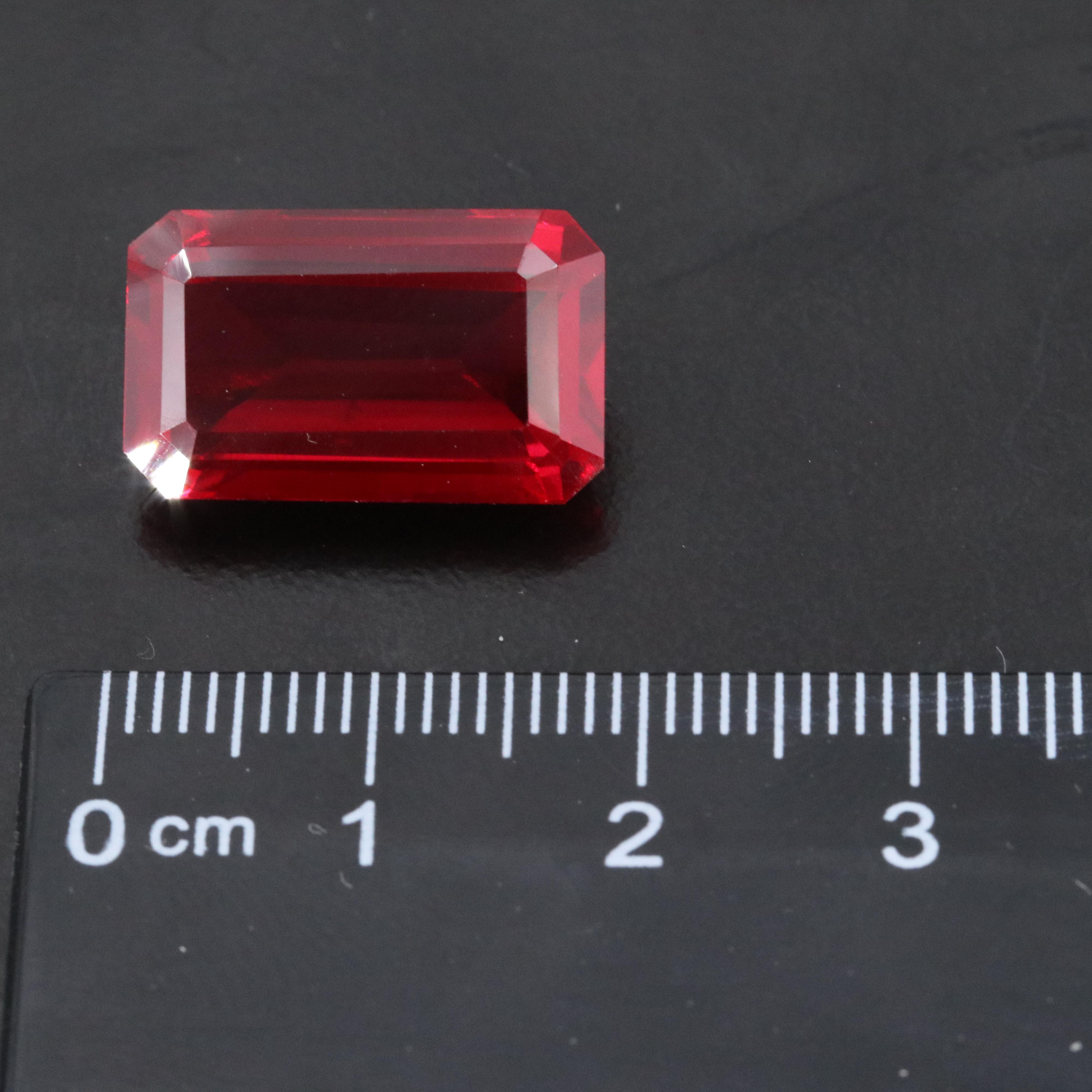 Loose 18.34 CT Lab Grown Ruby