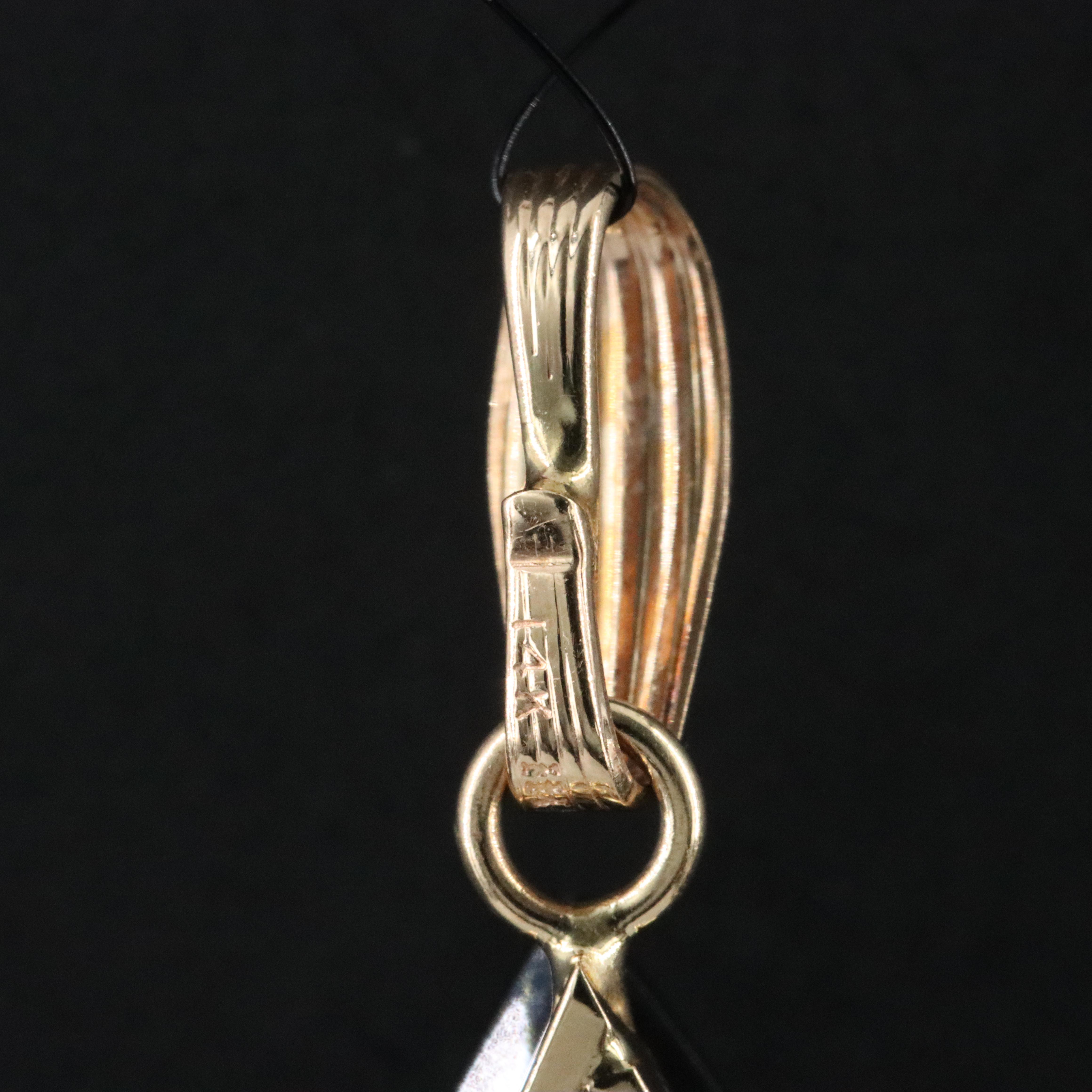 14K 83.56 CT Smoky Quartz Pendant