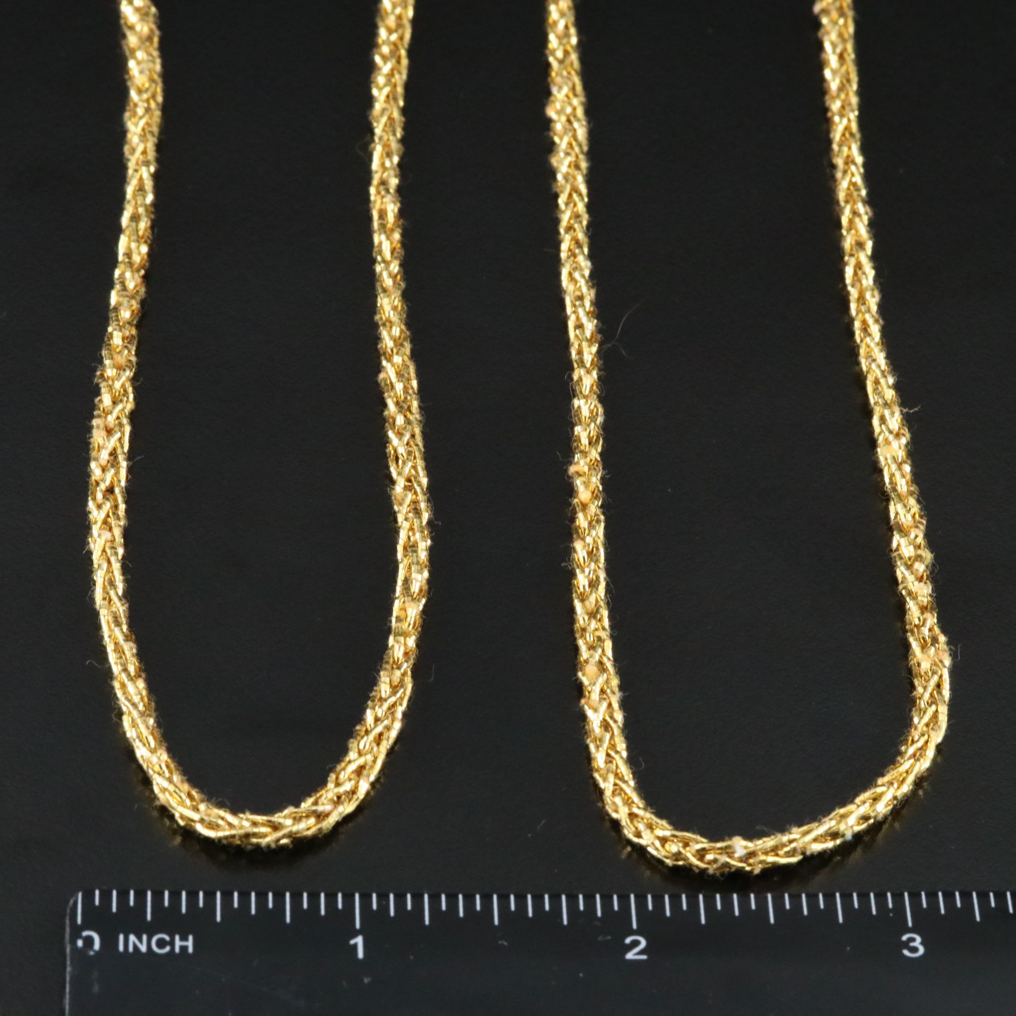 Braided Necklaces with Sterling Clasps