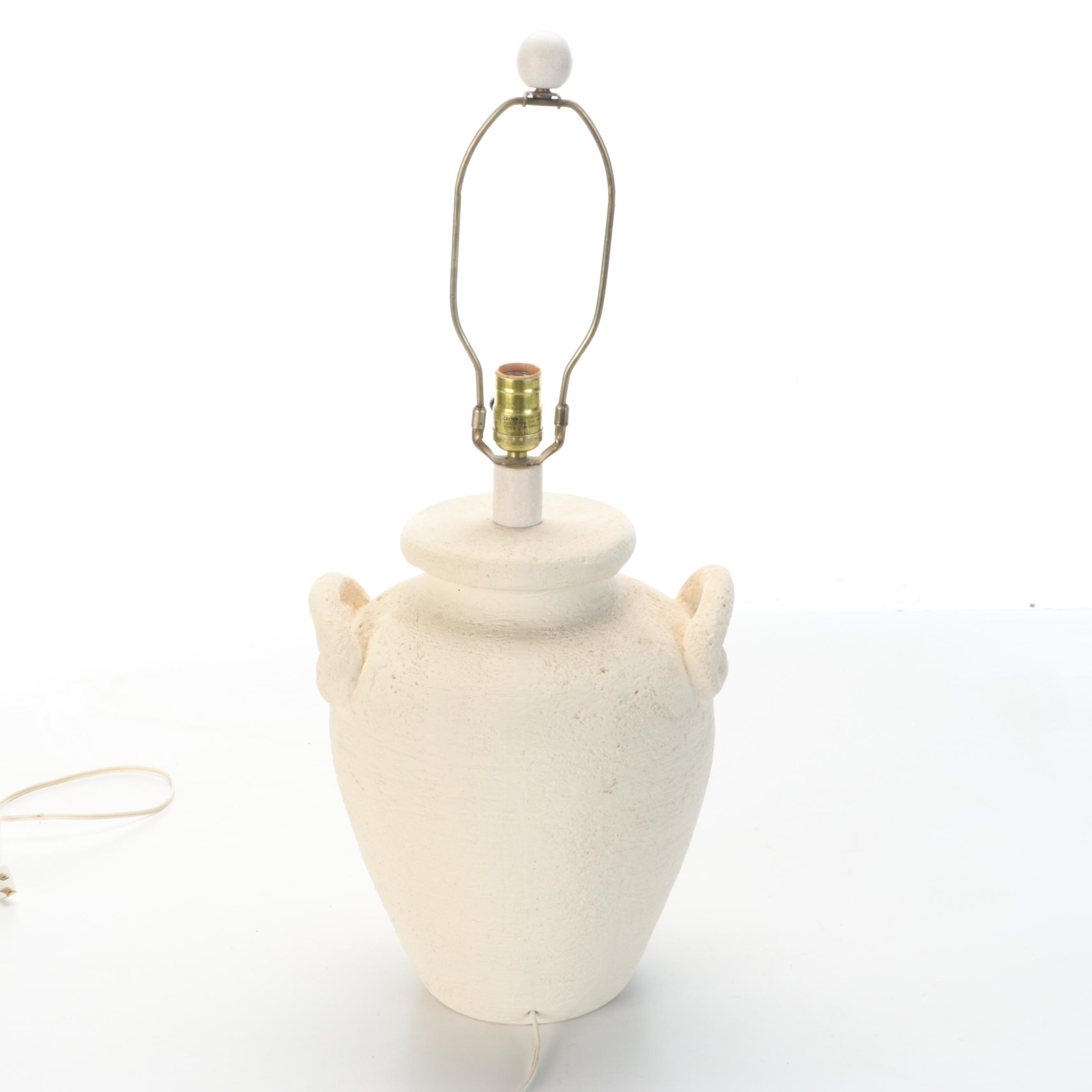 California Modern Style Ceramic Amphora Table Lamp, Mid to Late 20th Century