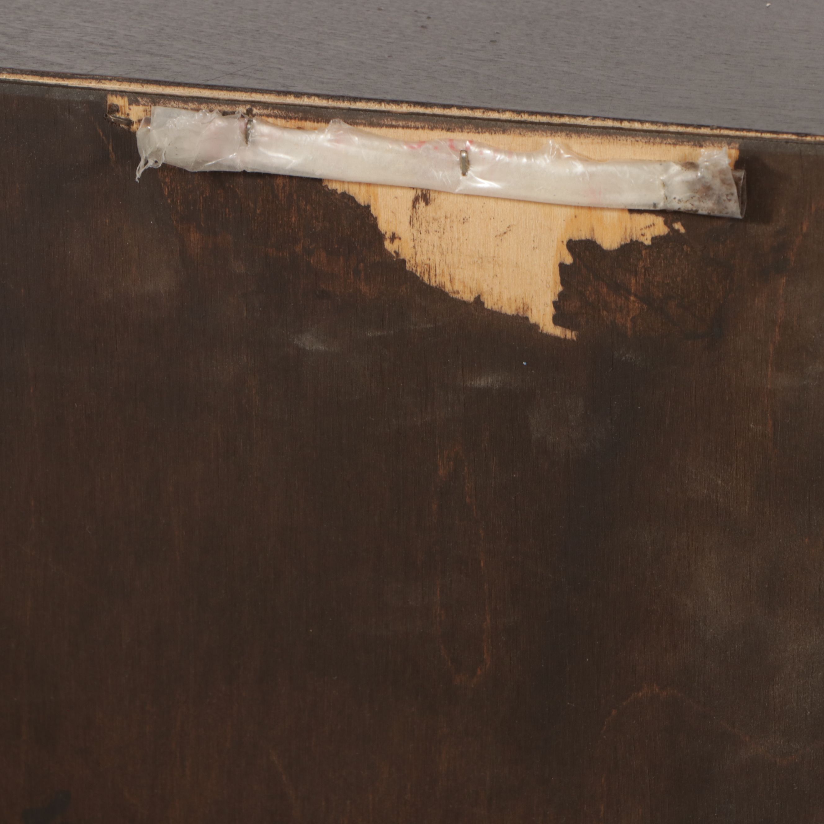 Traditional Style Espresso Finish Bookcase, 21st Century