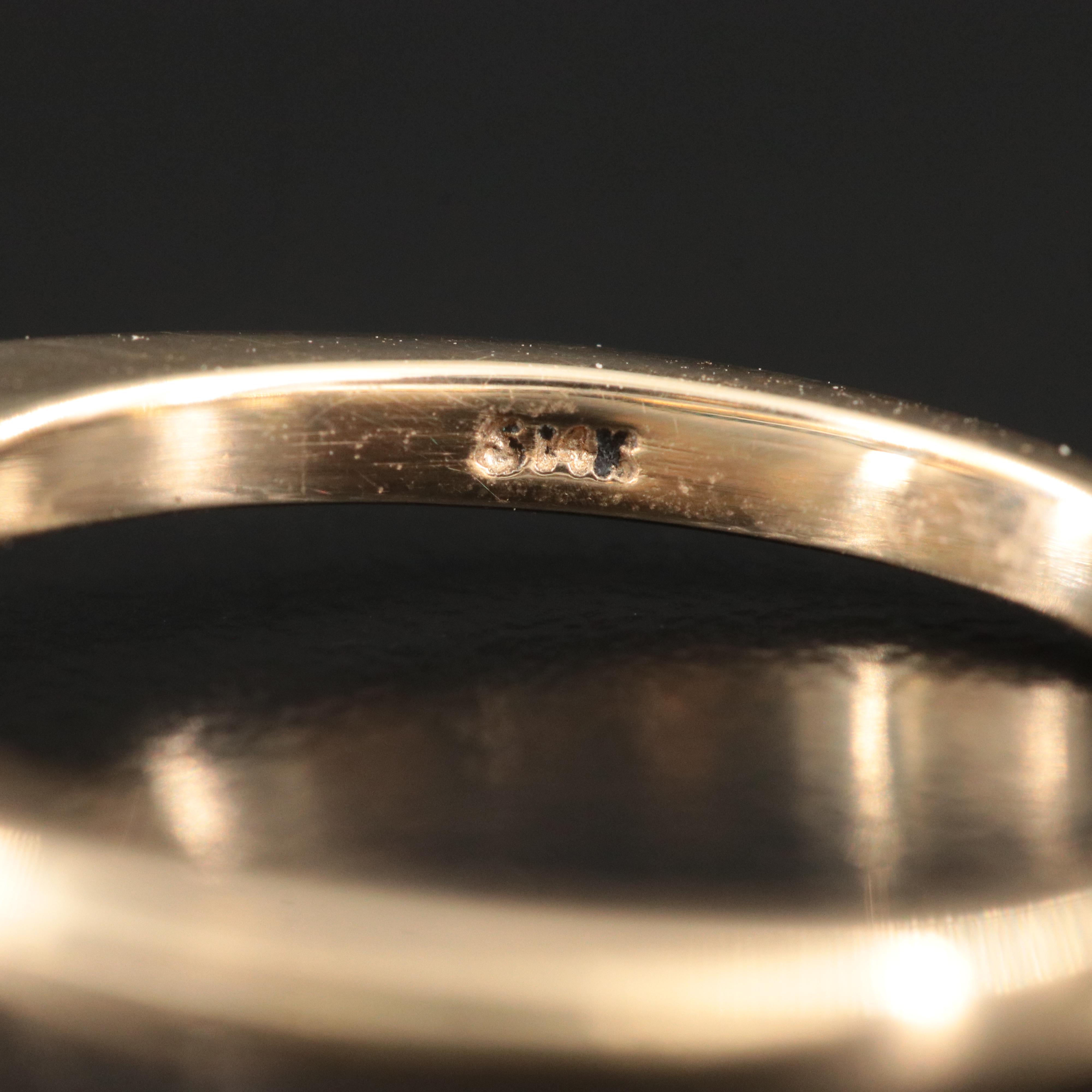 14K Golden Pearl and Black Onyx Ring