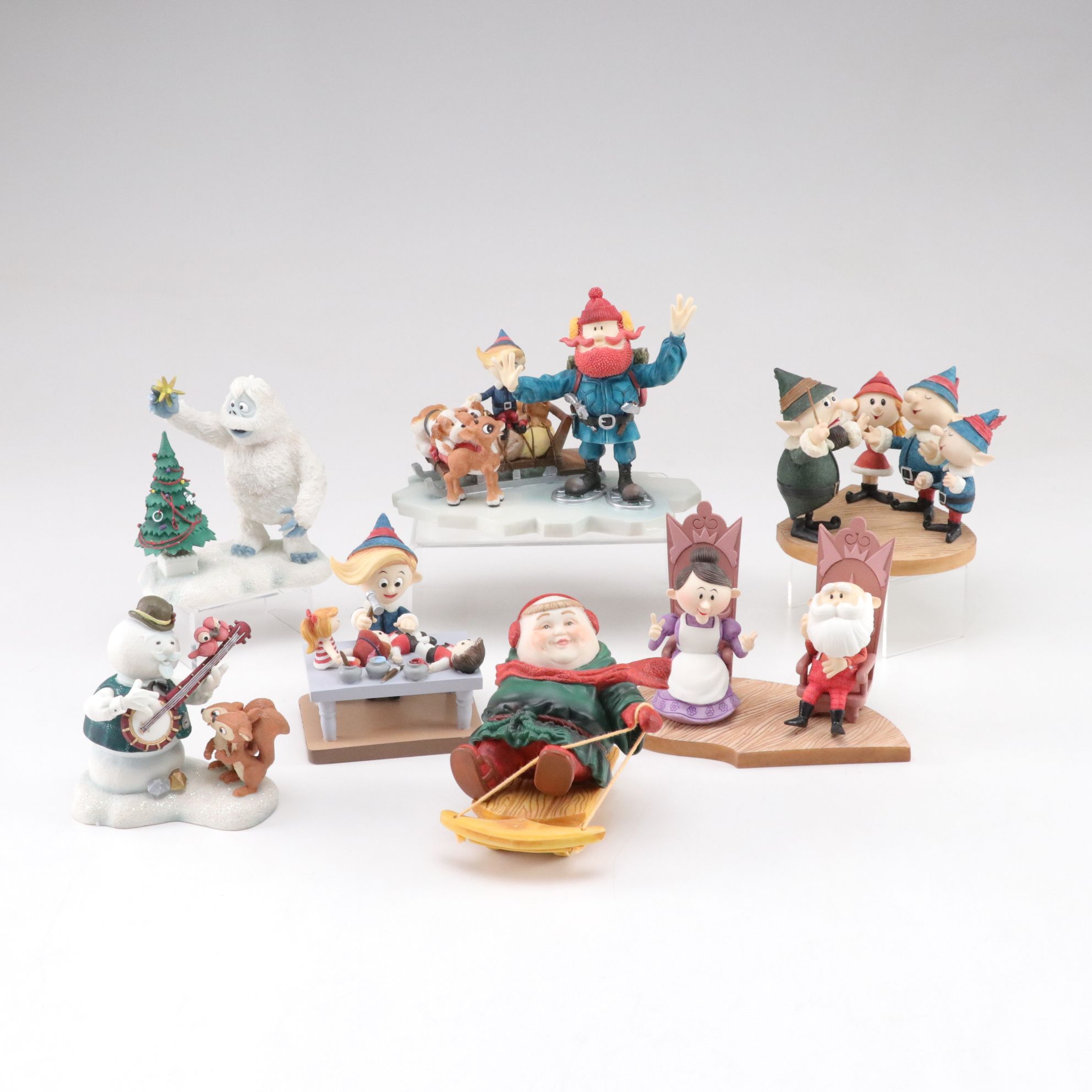 Enesco "Rudolph and the Island of Misfit Toys" Collection of Figurines