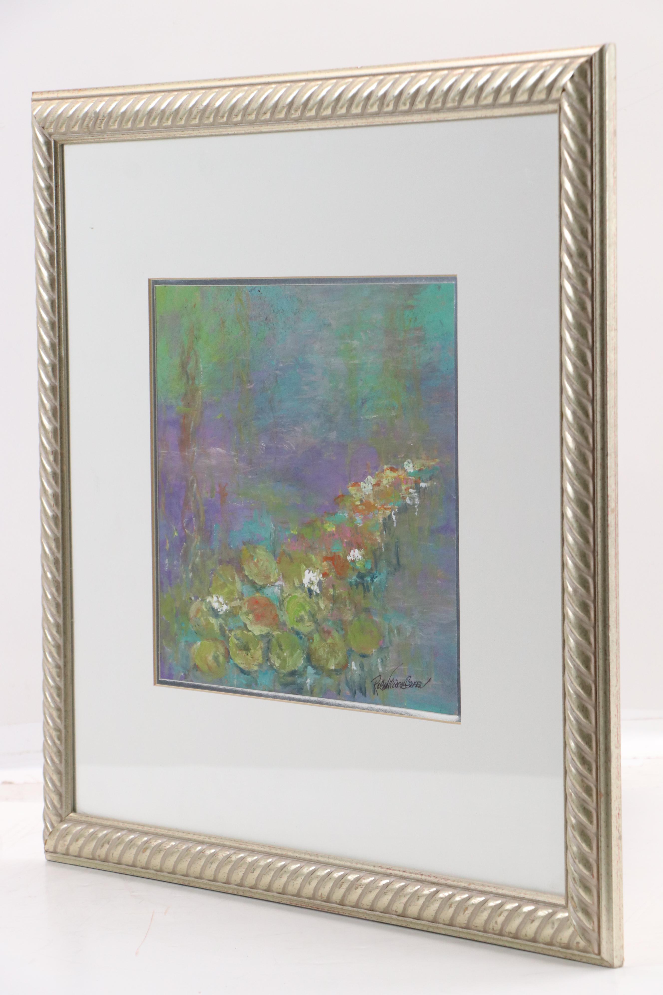 Robert Riddle Baker Landscape Acrylic Painting "Forward Flow," 2024