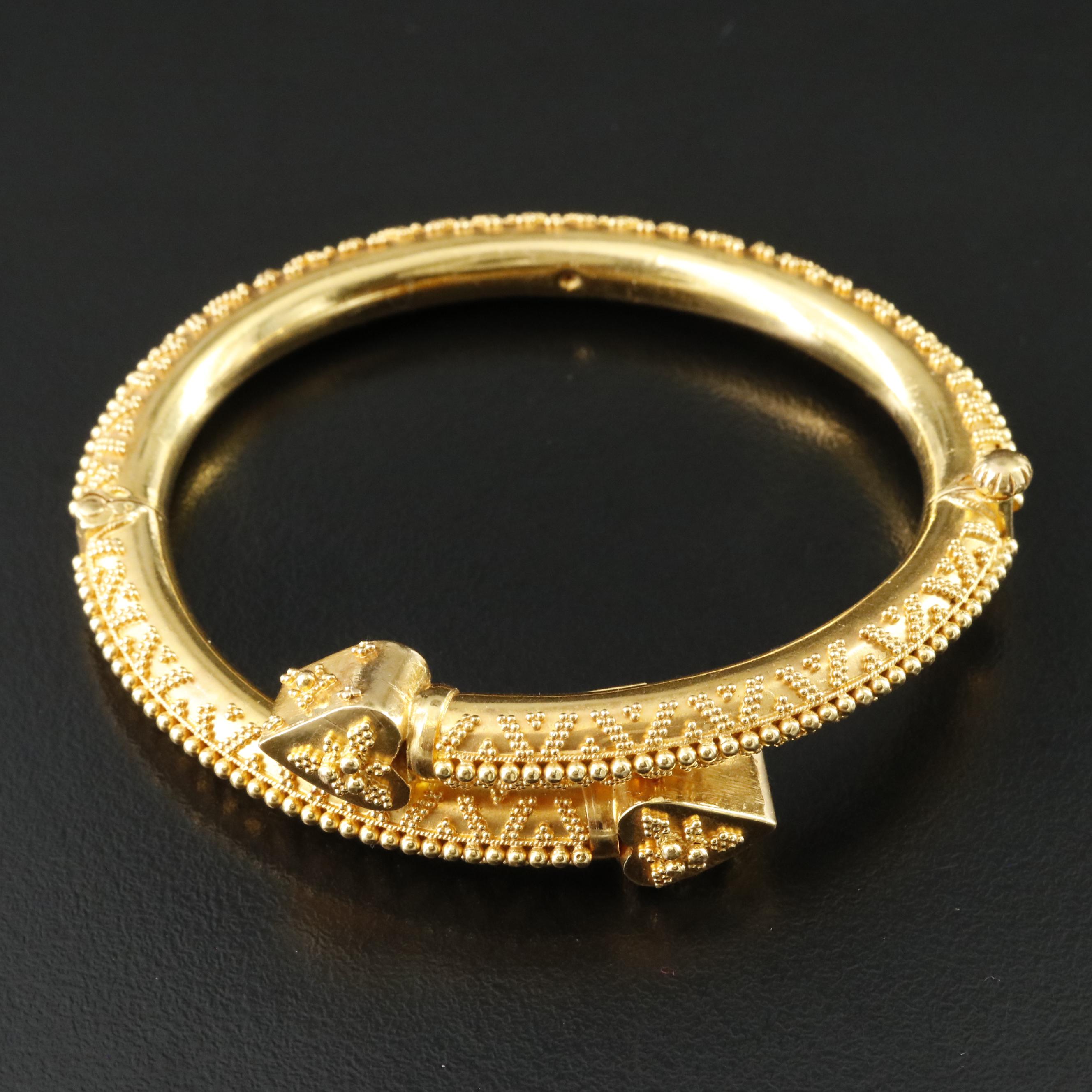 22K Granulation Bracelet