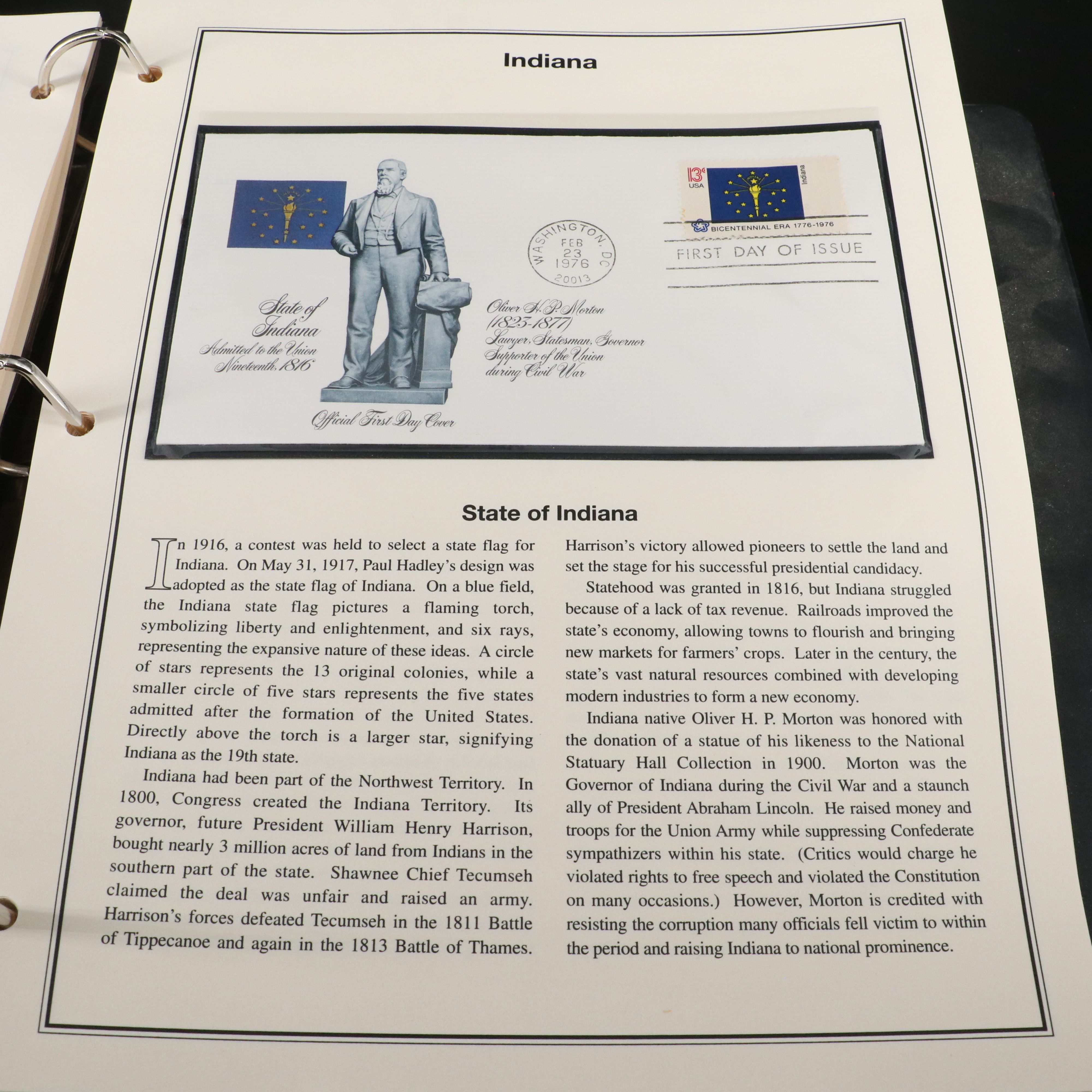 Collection of Gold Tone State Quarters and First Day Covers