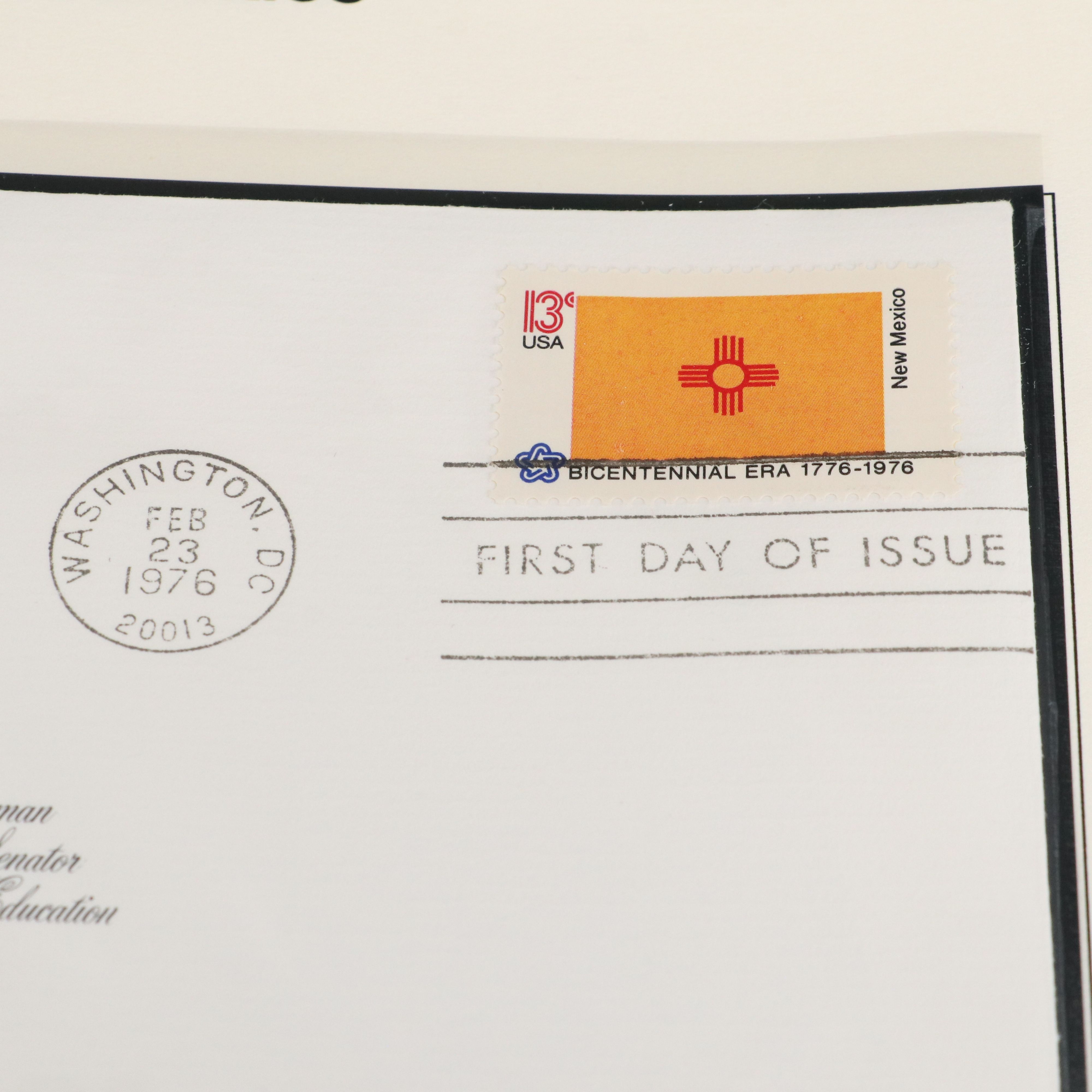 Collection of Gold Tone State Quarters and First Day Covers