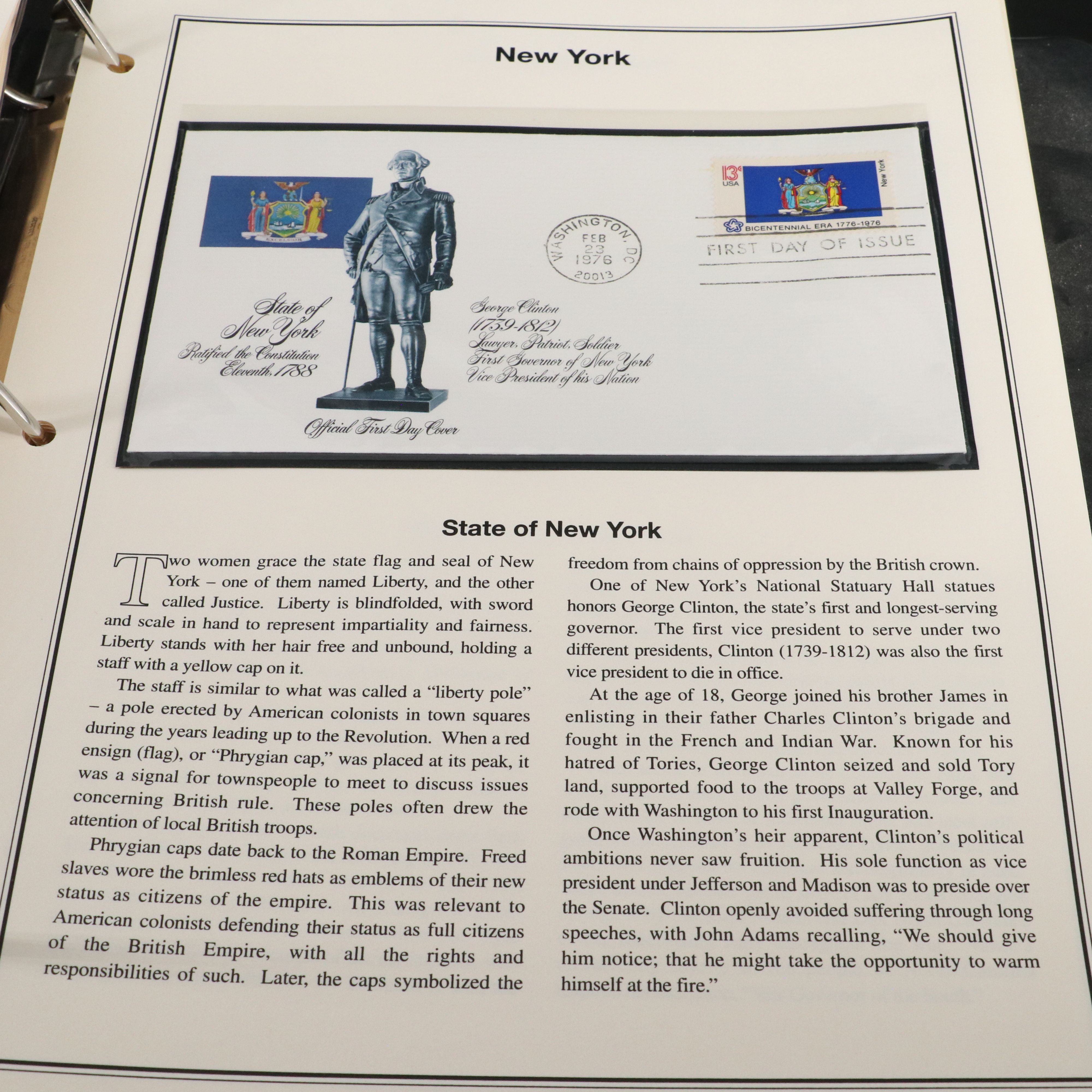 Collection of Gold Tone State Quarters and First Day Covers