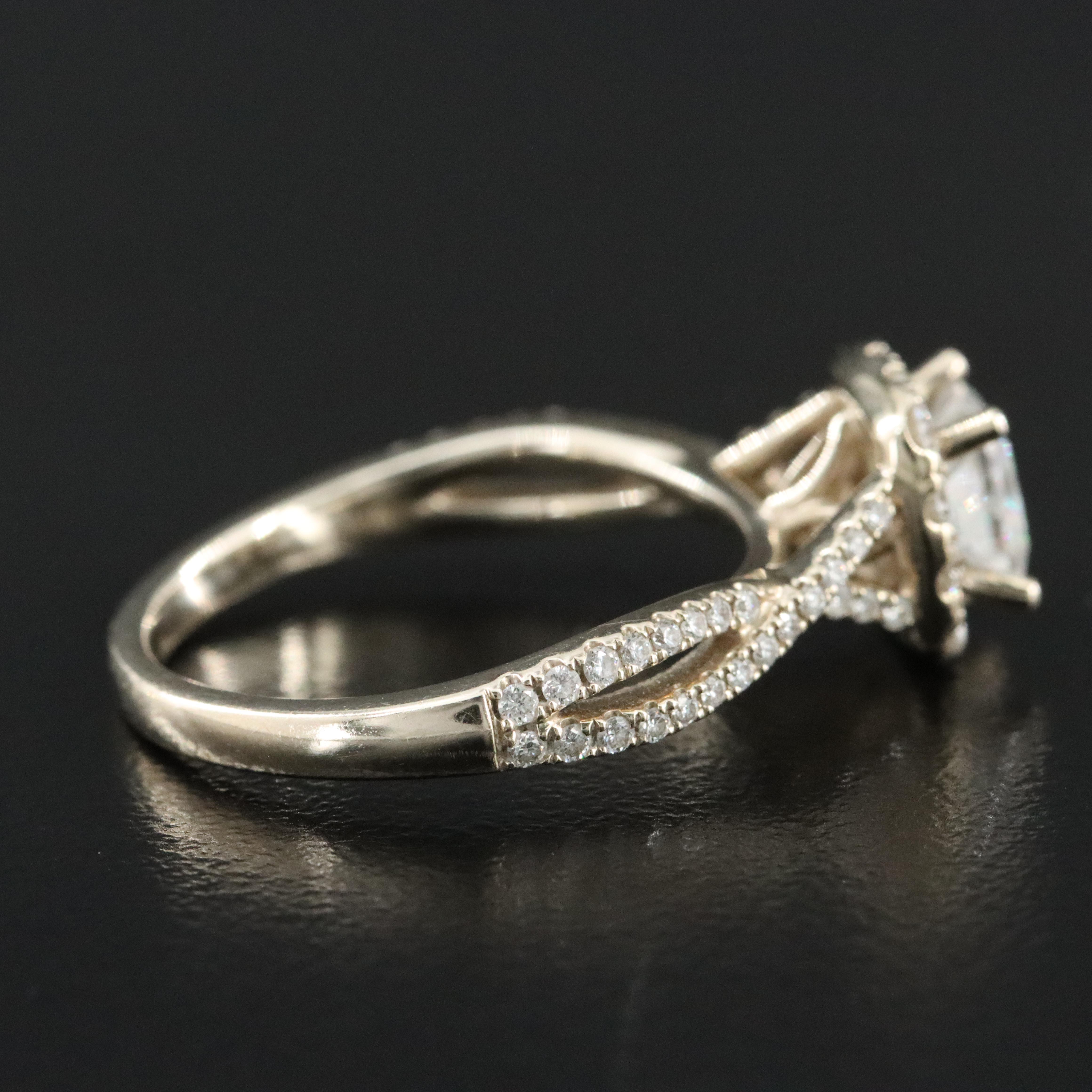 The Leo First Light 14K 1.12 CTW Diamond Ring