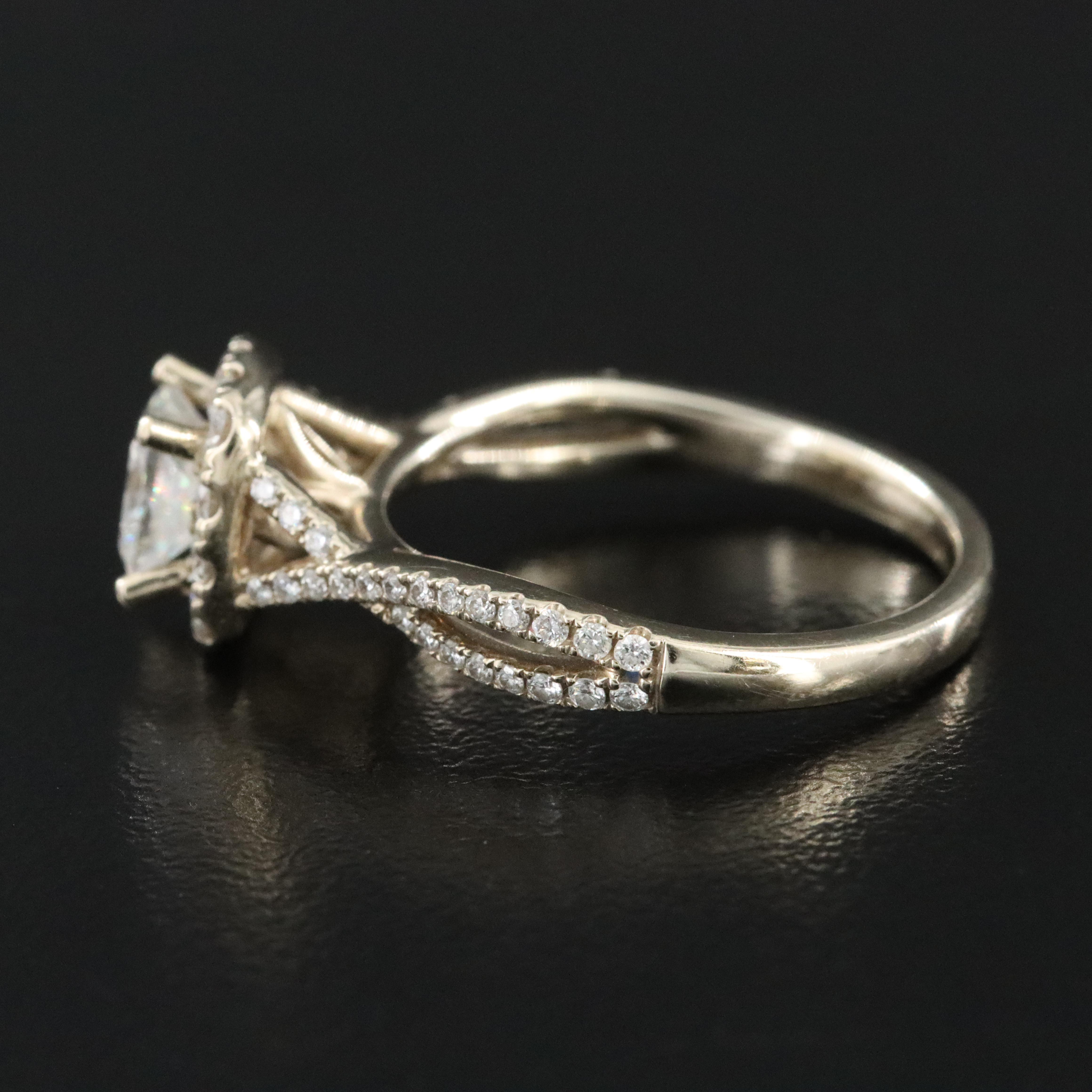The Leo First Light 14K 1.12 CTW Diamond Ring