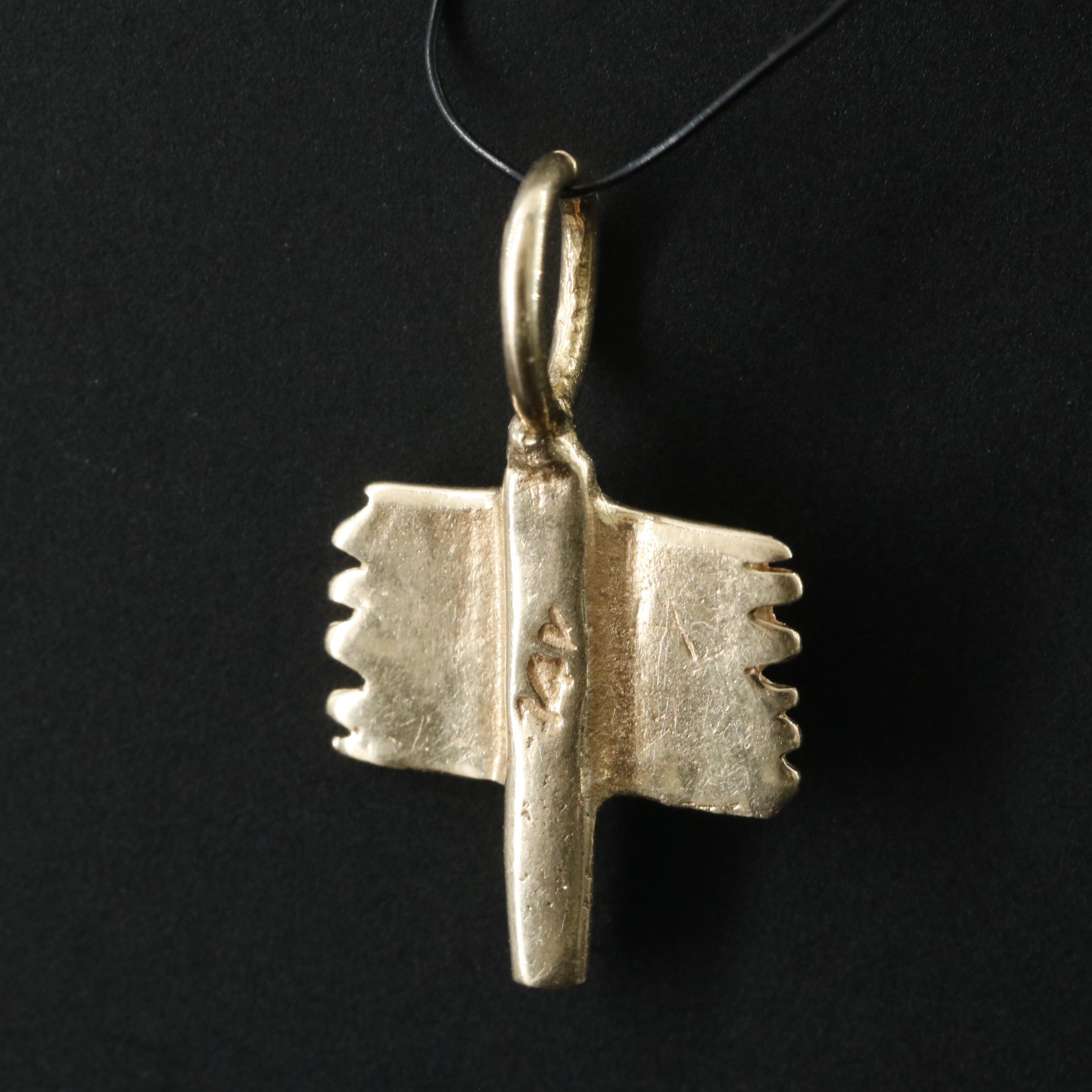 14K "For Sale" Sign Charm