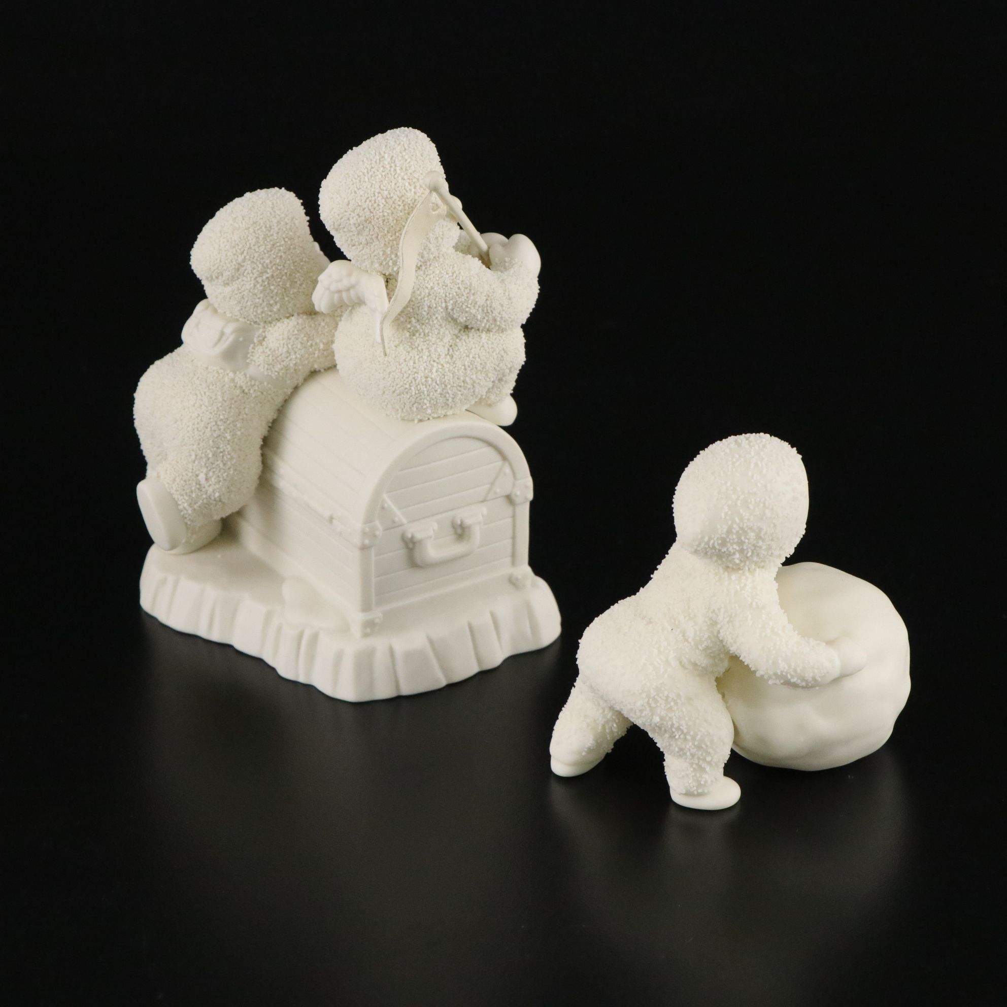 Department 56 Snowbabies "This Will Cheer You Up" and More Bisque Figurines