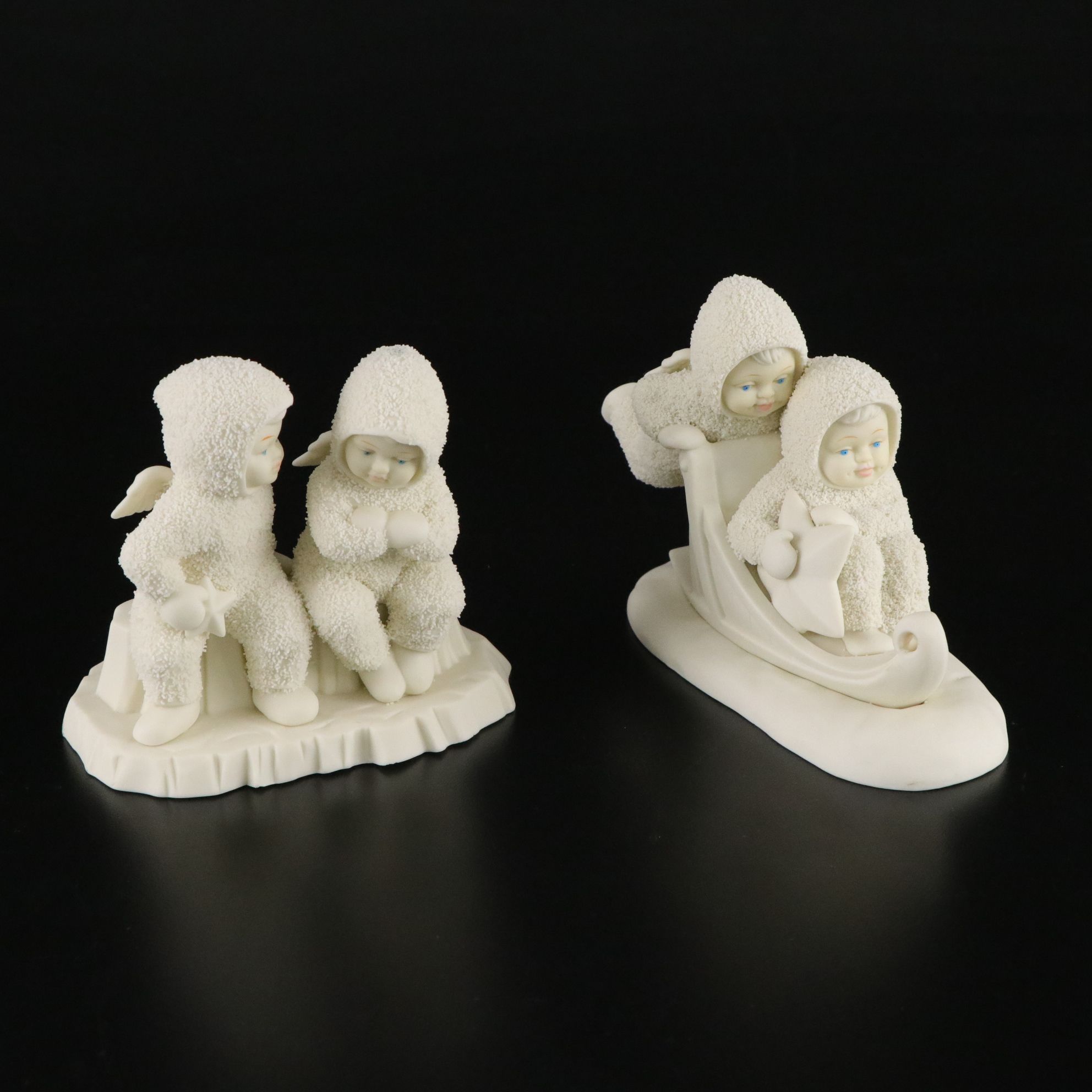 Department 56 Snowbabies "This Will Cheer You Up" and More Bisque Figurines