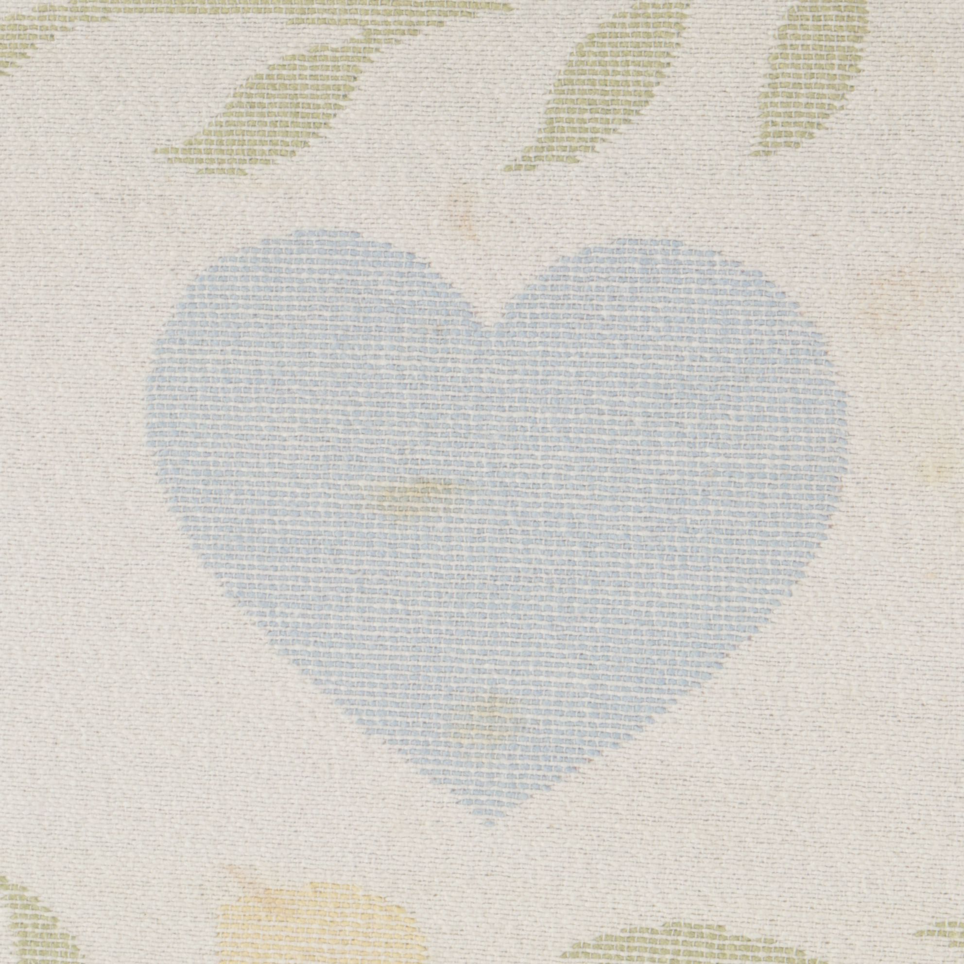 Woven Baby Blanket with Heart, Vine, and Checker Motifs