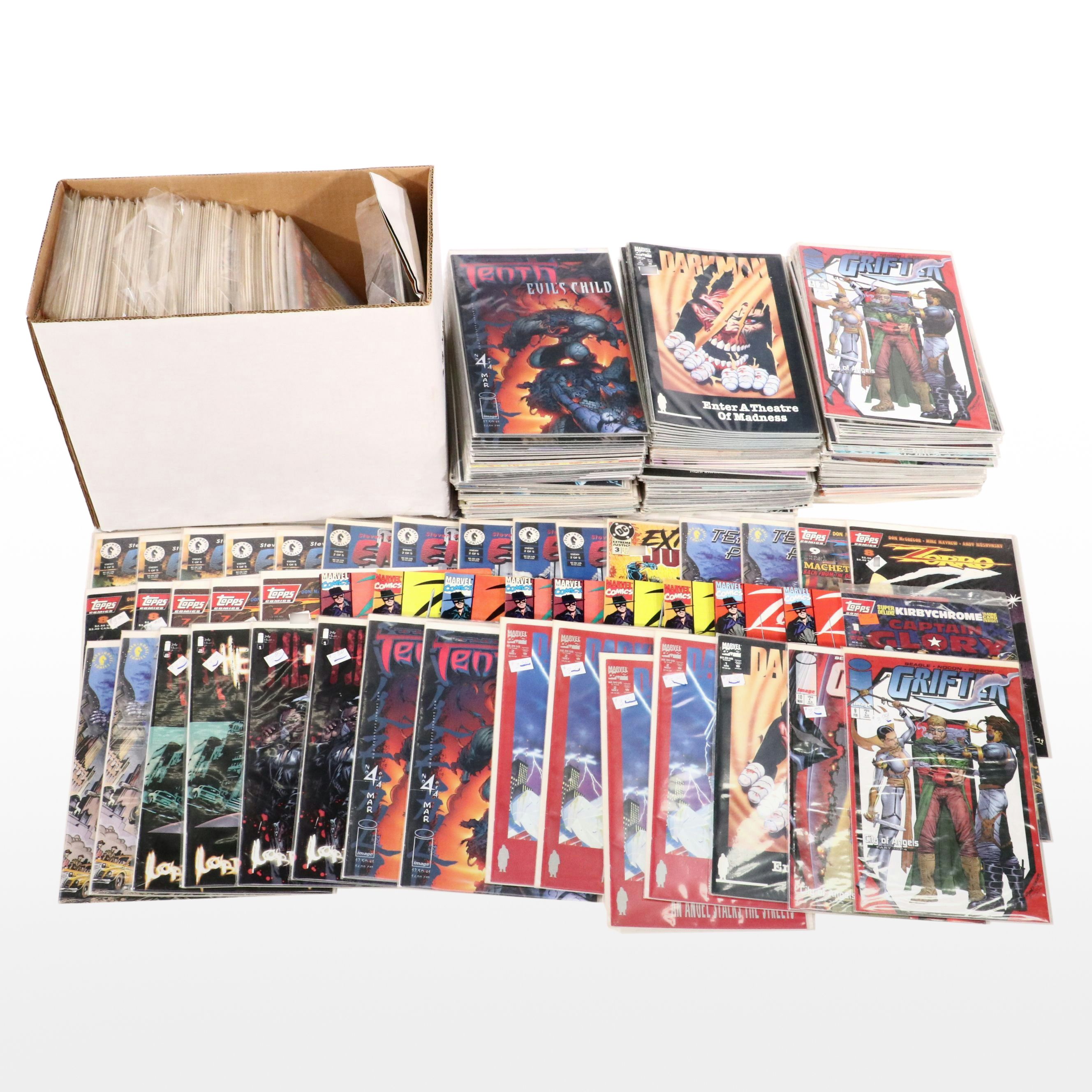 Modern Age Comic Books Featuring "The Mask of Zorro", "X-Files", and More