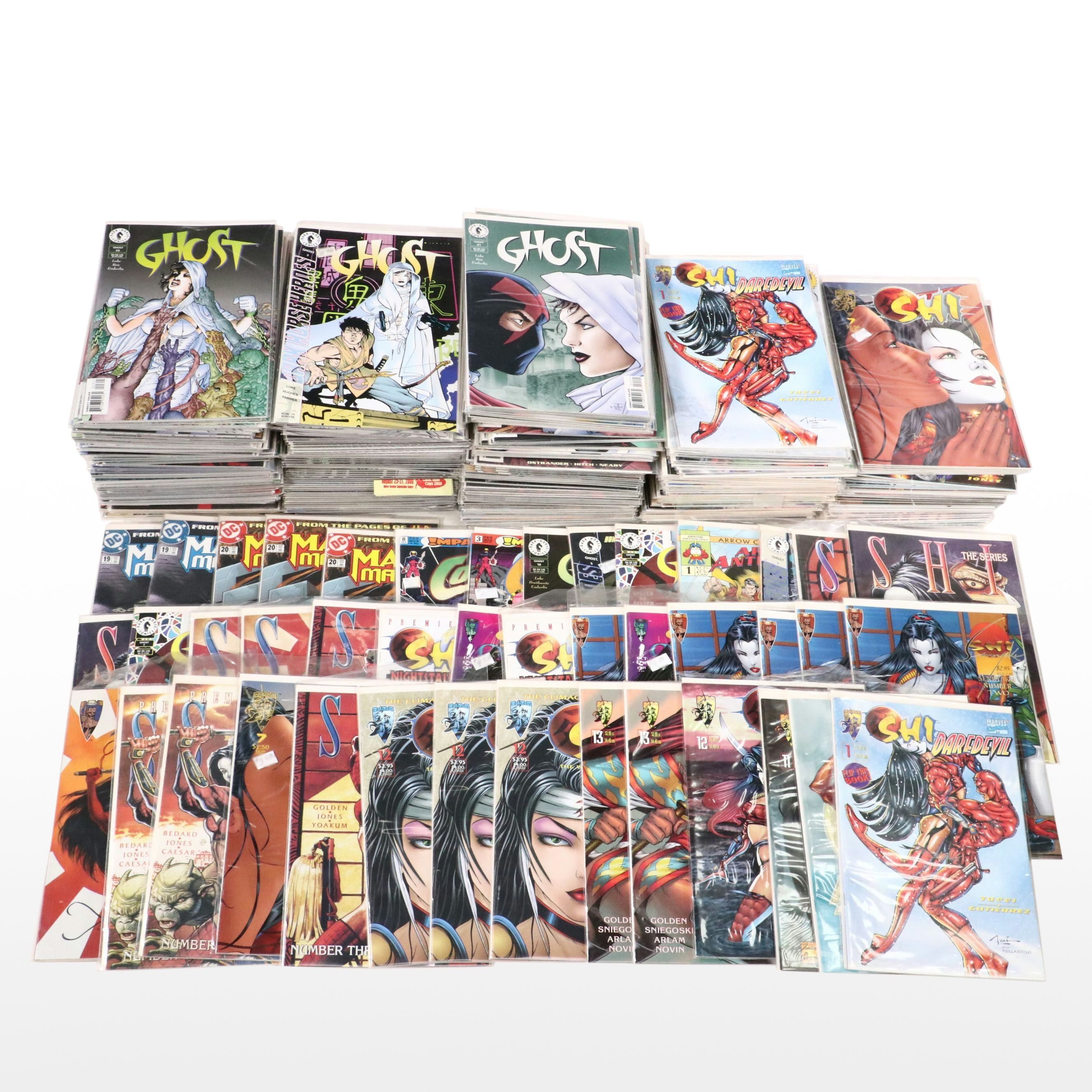 Modern Age Comic Books Featuring "Martian Manhunter" and More