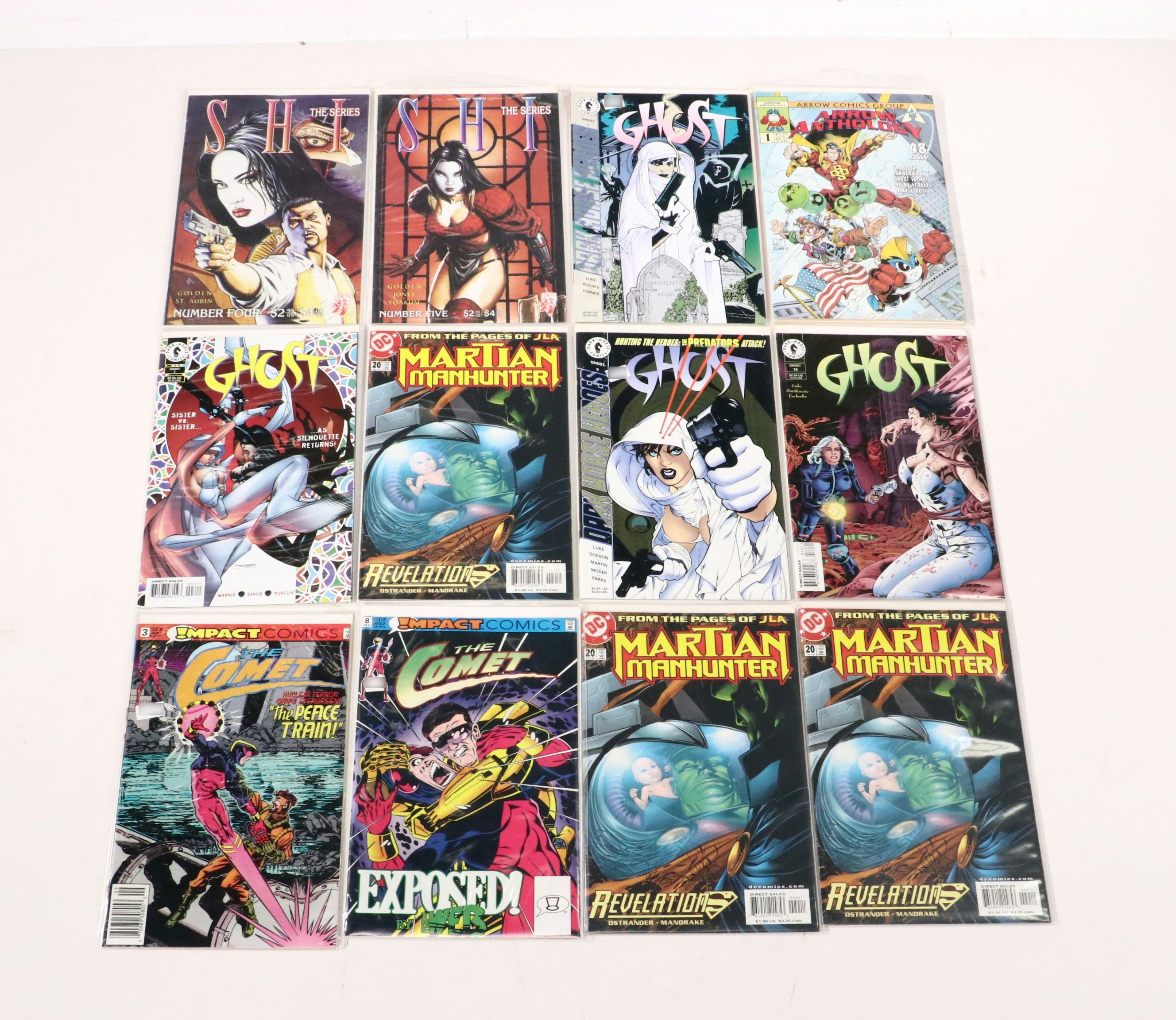 Modern Age Comic Books Featuring "Martian Manhunter" and More