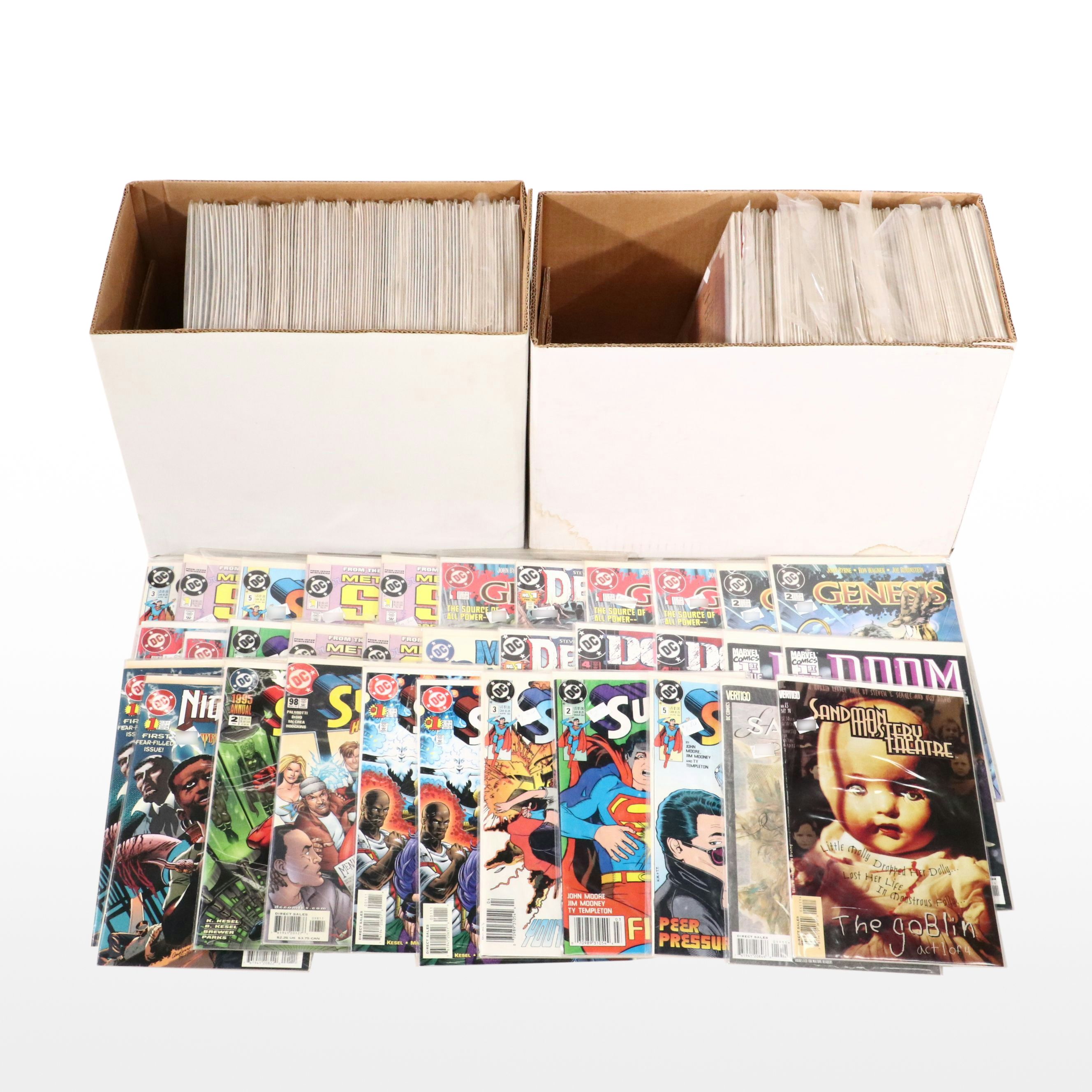 Modern Age Comic Books Featuring "Genesis", "Superboy", and More