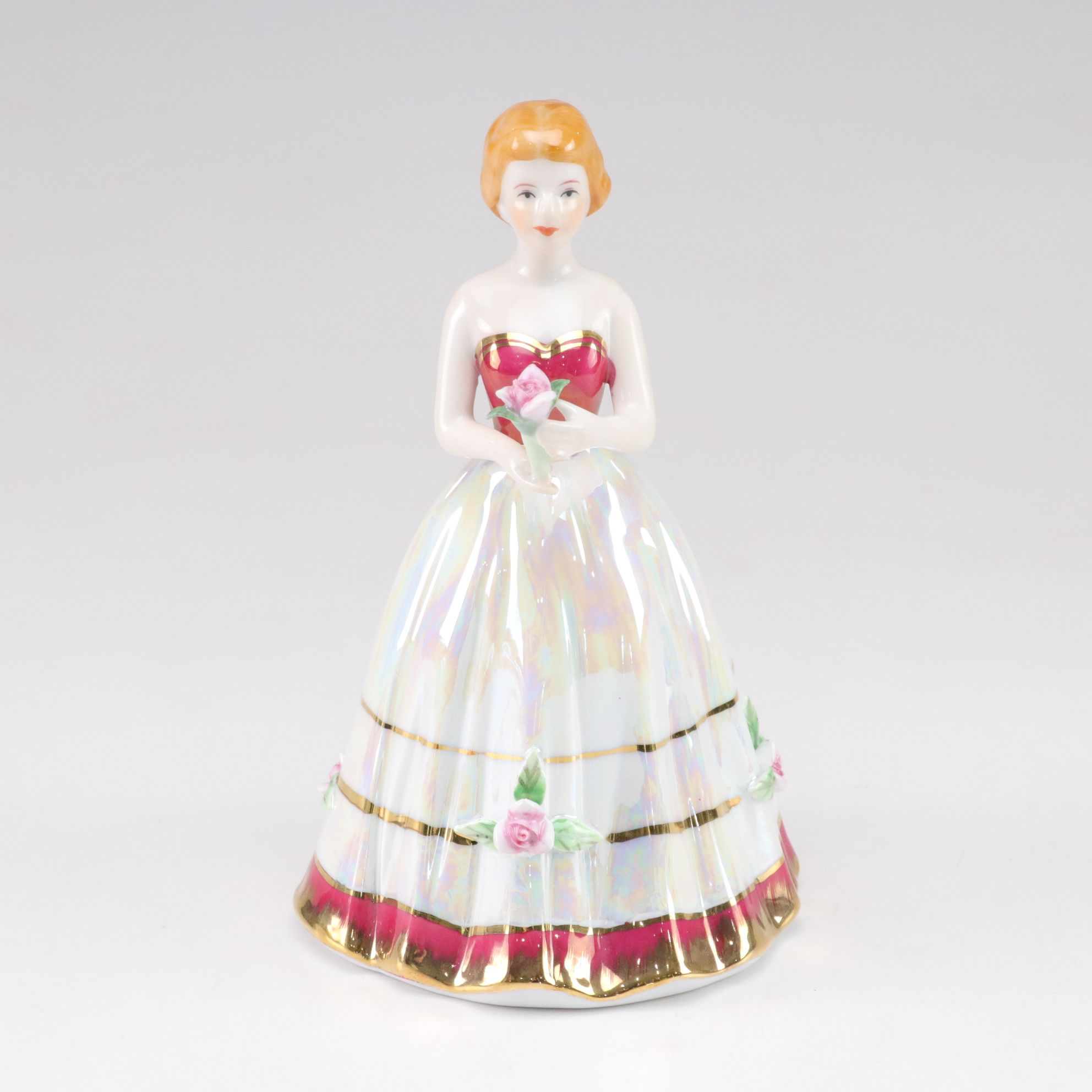 Hand-Painted & Opalescent Duckling, Deer & Flower Girl Figurines