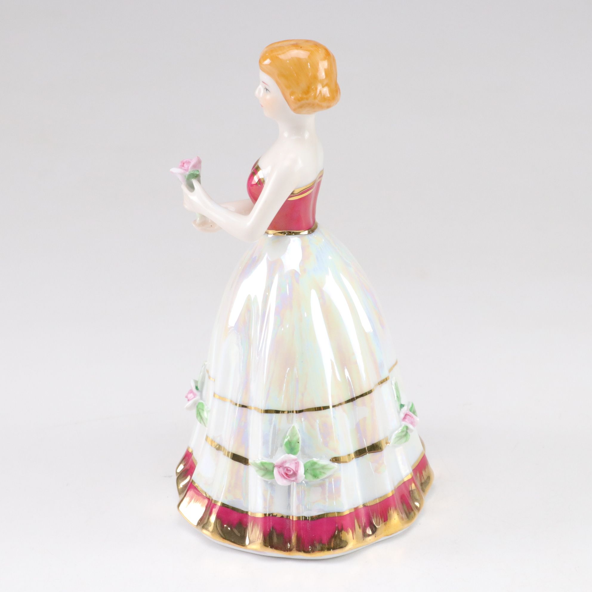 Hand-Painted & Opalescent Duckling, Deer & Flower Girl Figurines