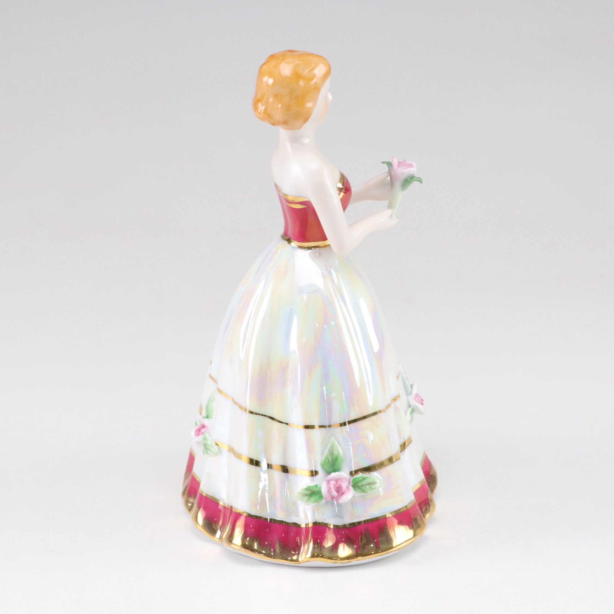 Hand-Painted & Opalescent Duckling, Deer & Flower Girl Figurines