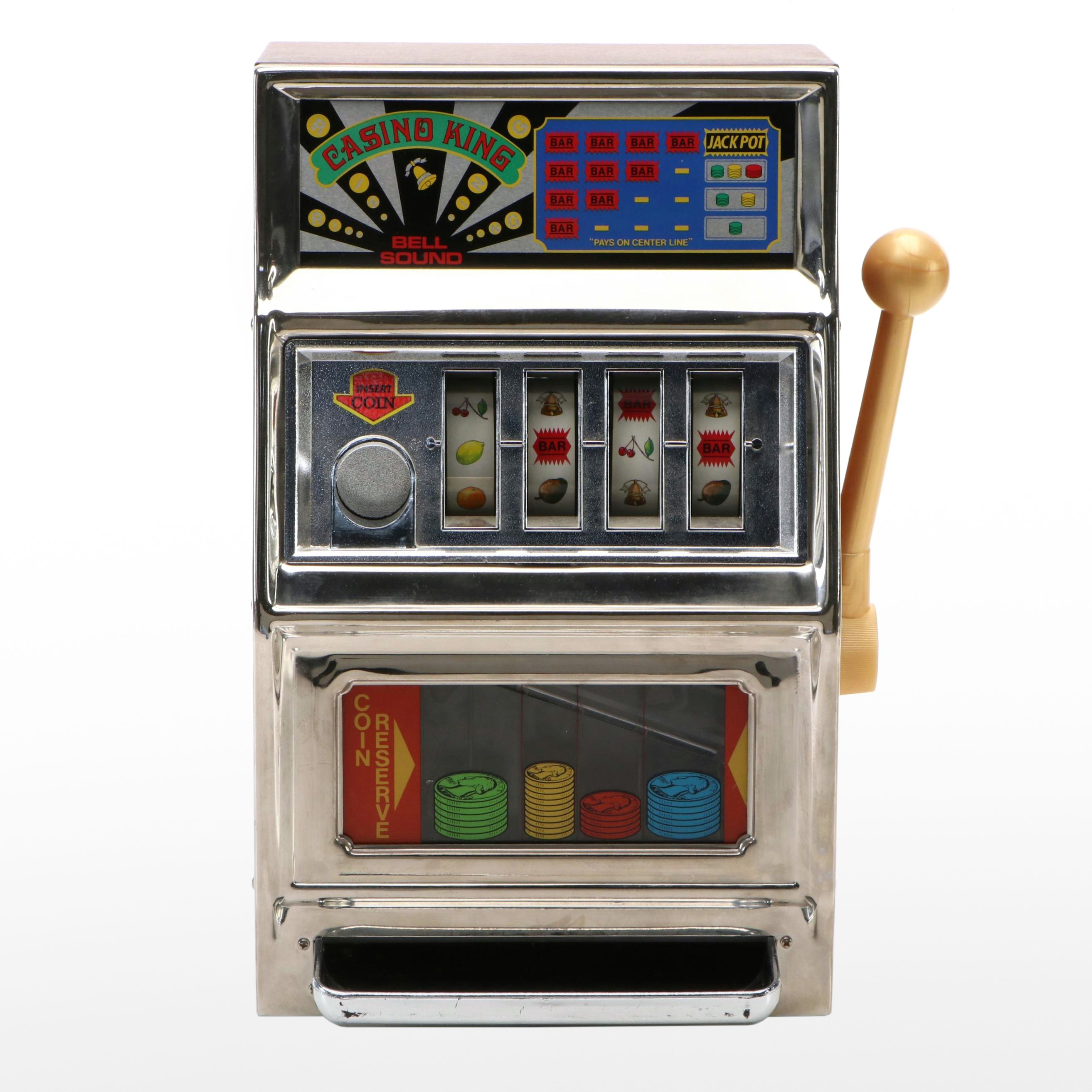 Waco Japanese "Casino King" Coin-Operated Petite Slot Machine, Mid/ Late 20th C