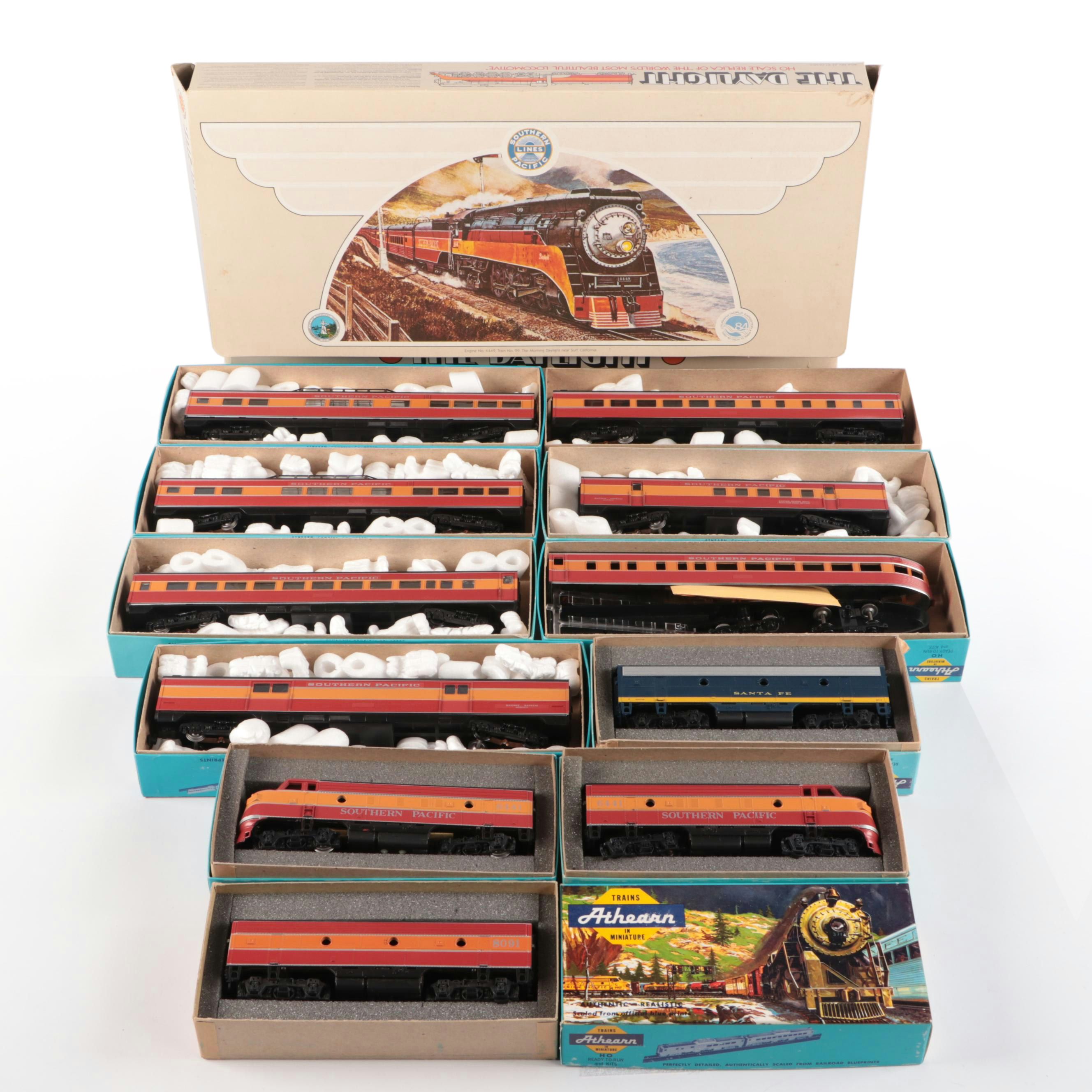 Bachmann "The Daylight" with Other HO Scale Trains