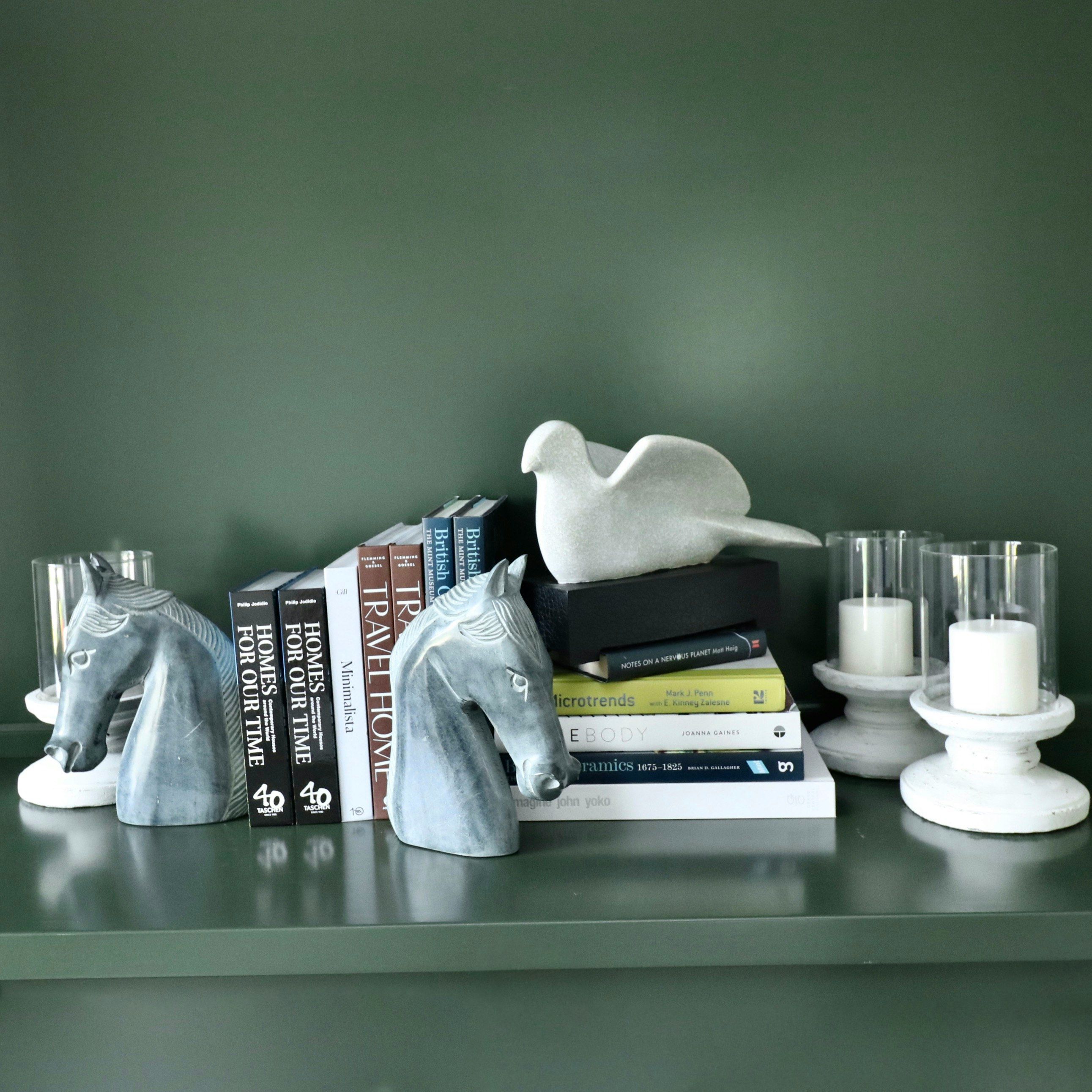 "Imagine John Yoko" Book, Suyra Stallion Bookends and Other Décor