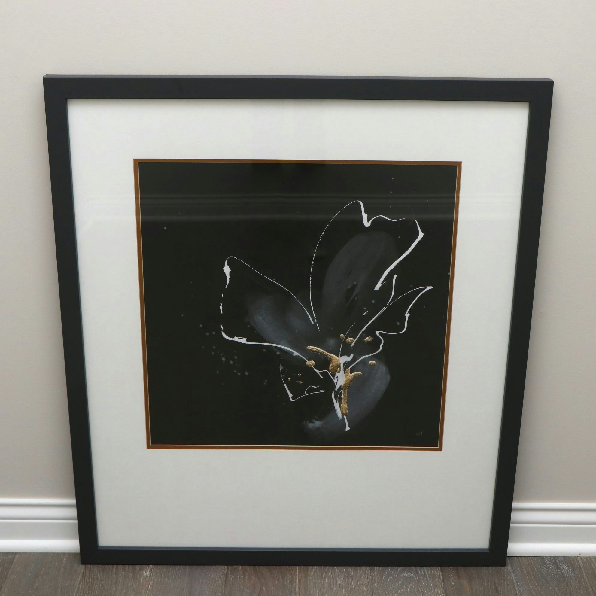 Abstract Digital Print "Modern Flower II and III" After Chris Paschke