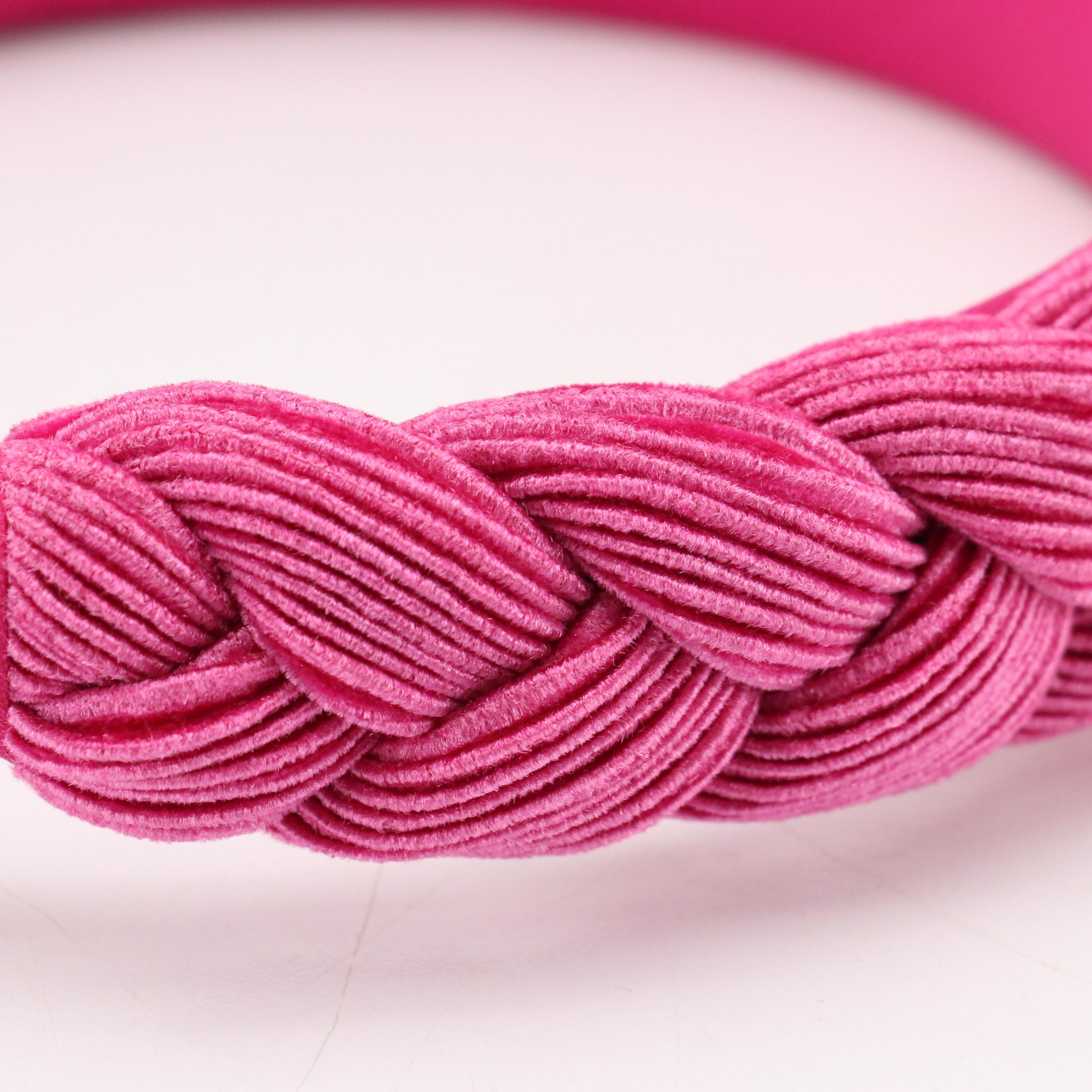 Braided, Embellished and Other Hard Headbands with Floral Hair Clips