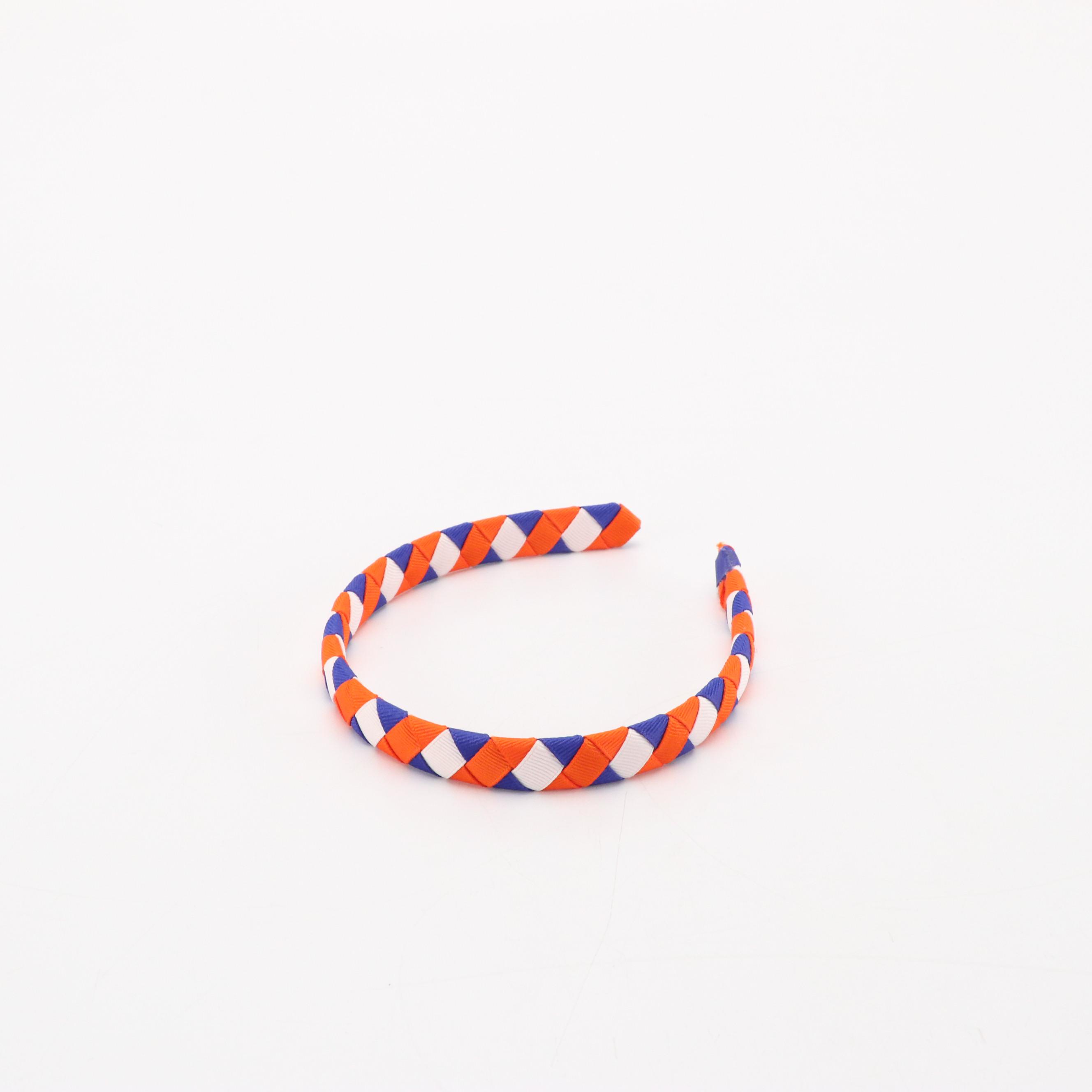 Braided, Embellished and Other Hard Headbands with Floral Hair Clips