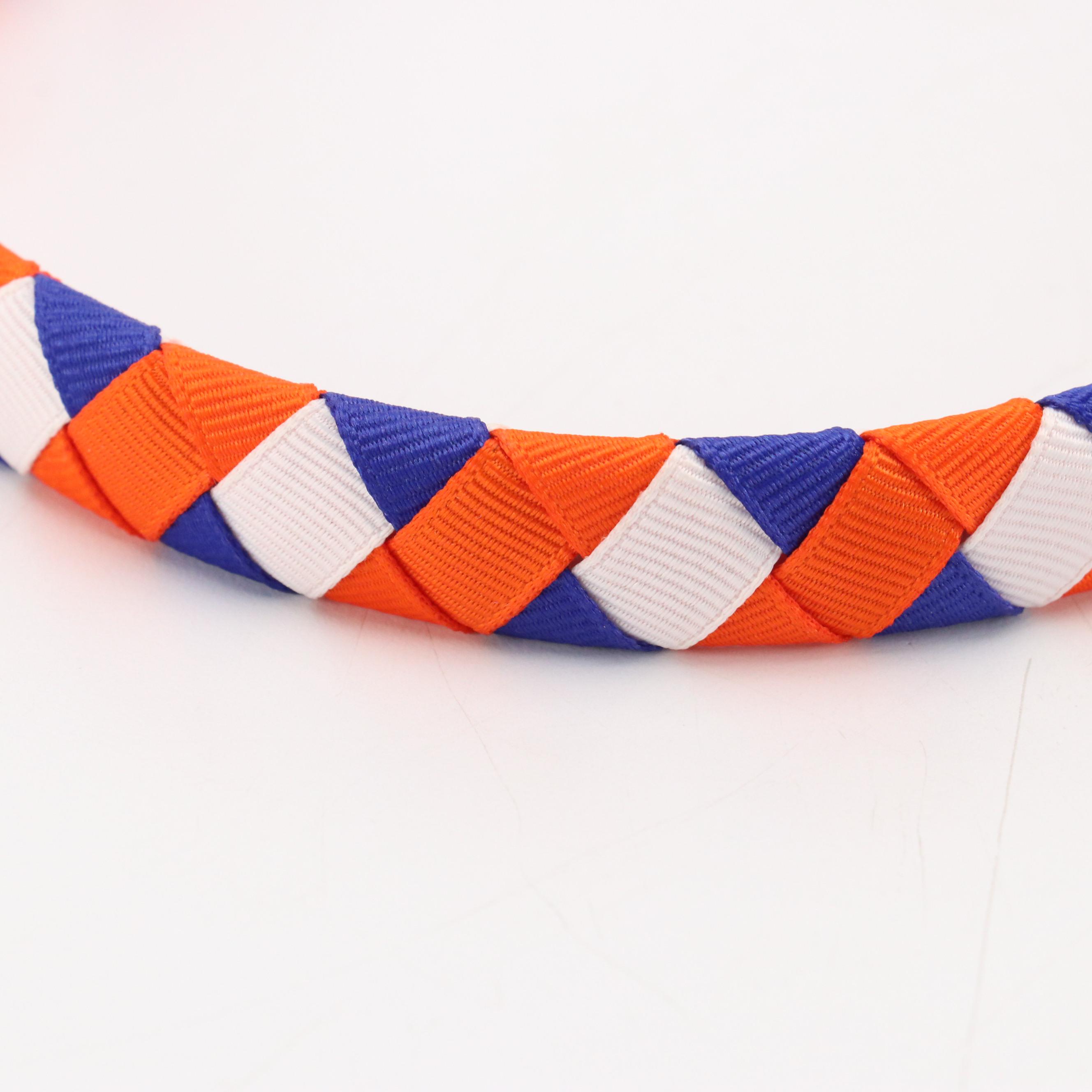 Braided, Embellished and Other Hard Headbands with Floral Hair Clips