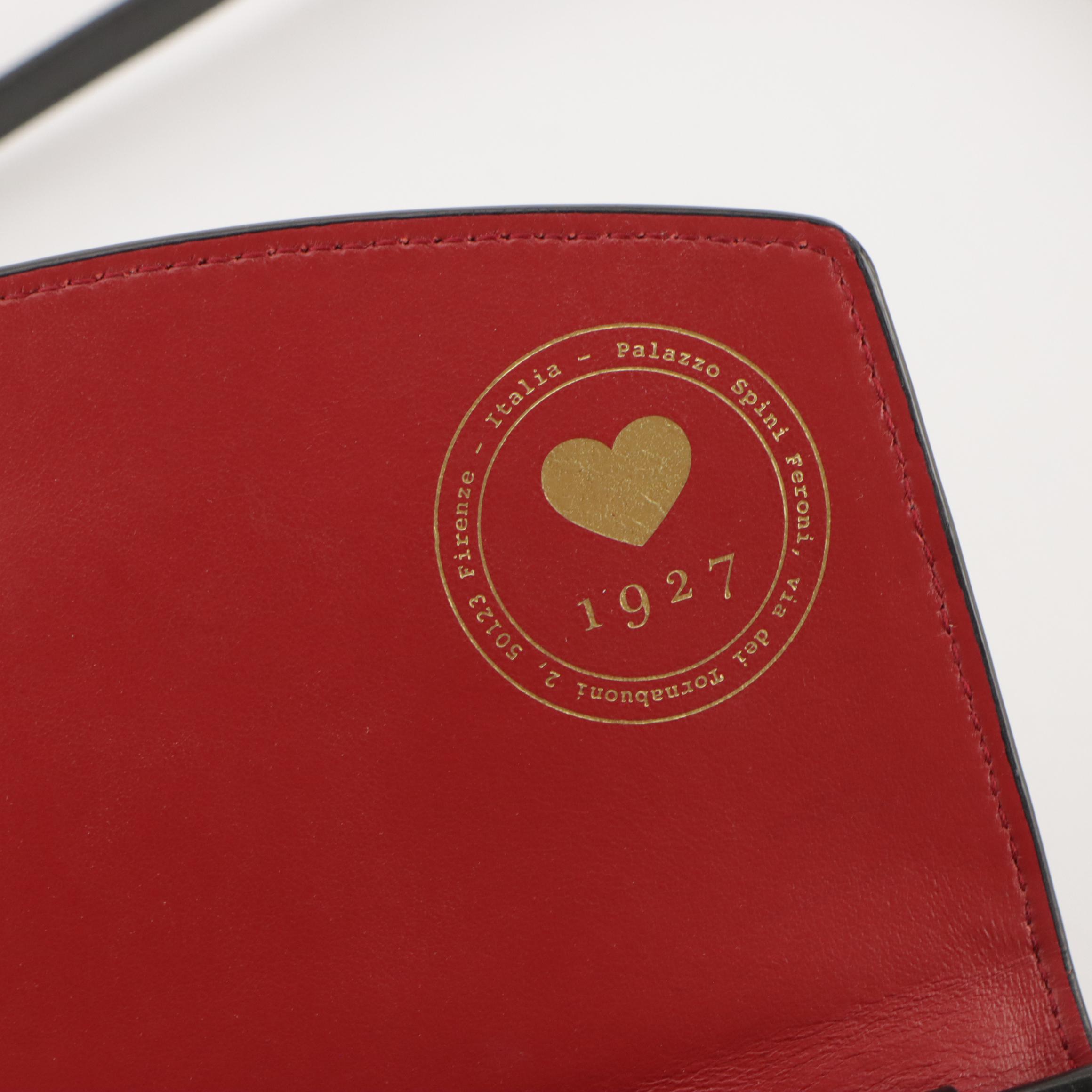 Salvatore Ferragamo Black Leather Shoulder and Gancini Canvas Crossbody Bags