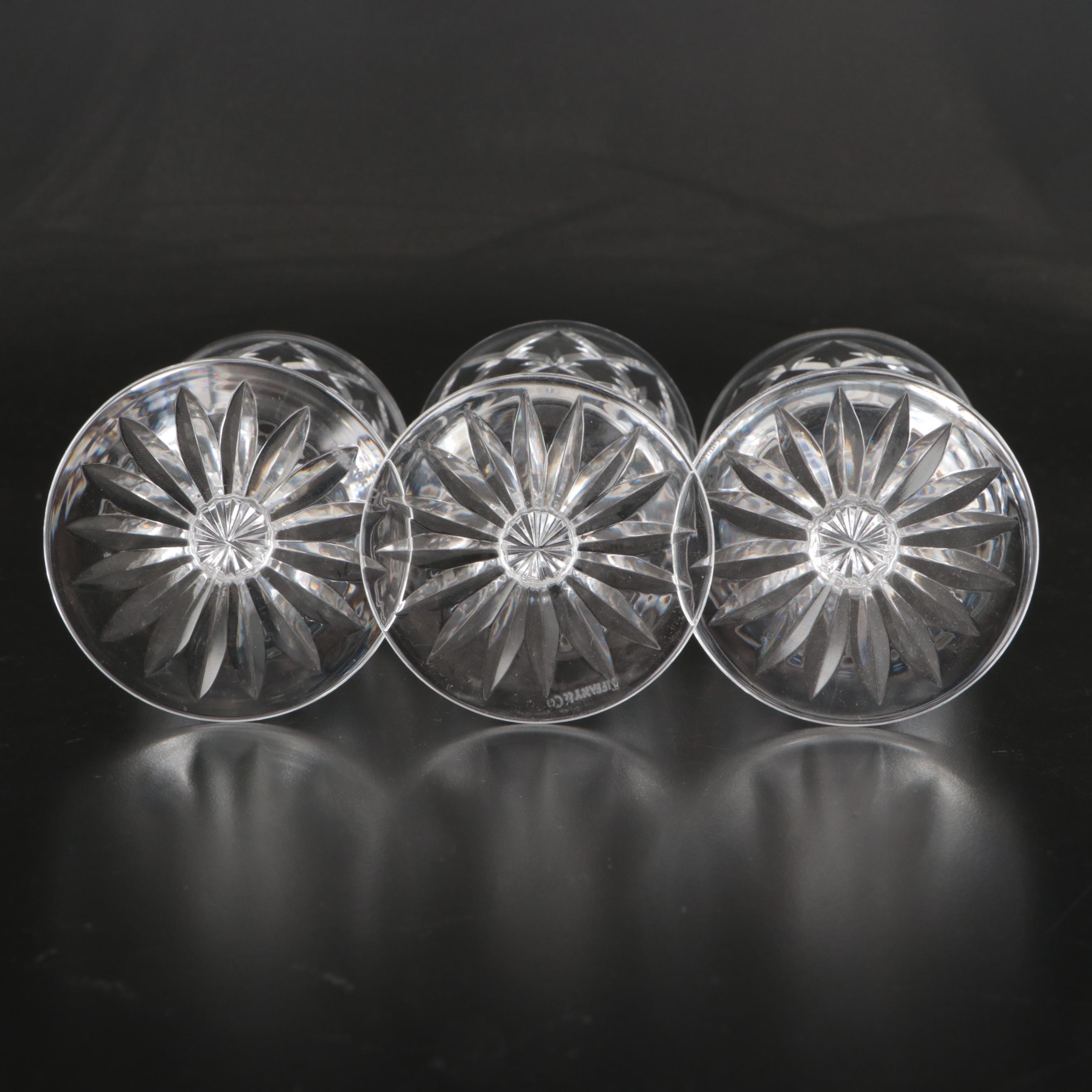 Tiffany Crystal "Trellis" Claret Wine Glasses