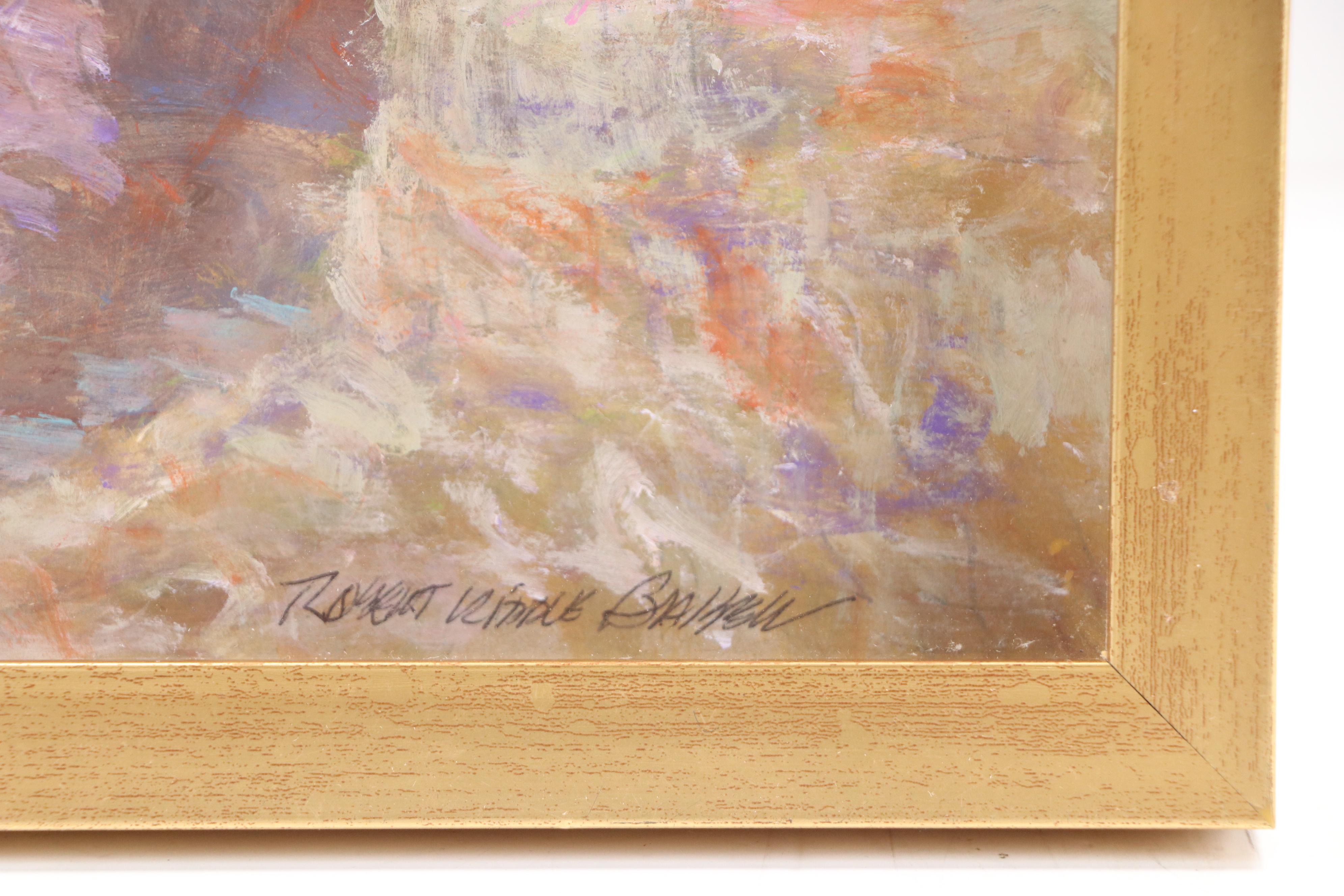 Robert Riddle Baker Landscape Acrylic Painting "Canyon of Light," 2024