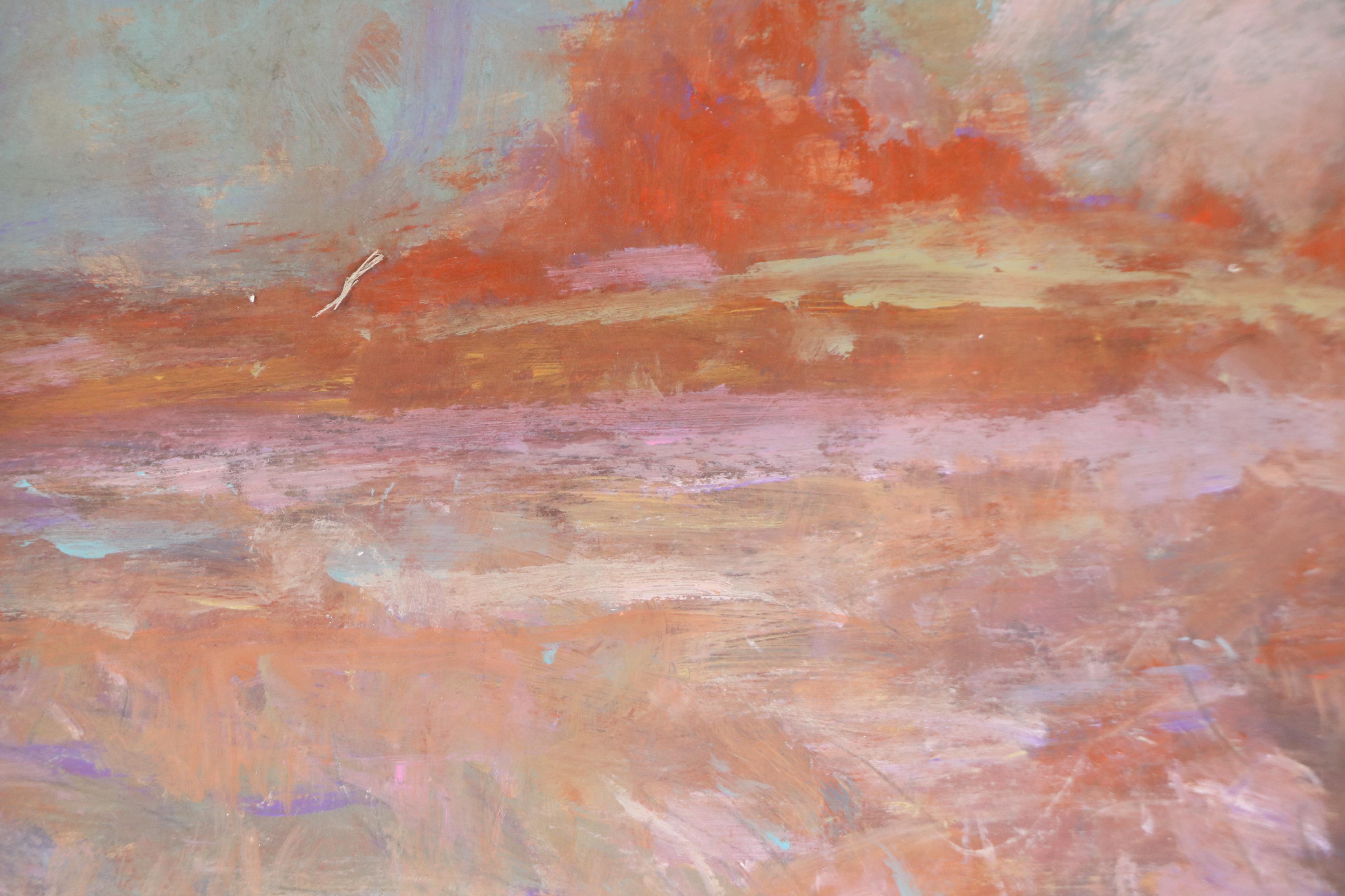 Robert Riddle Baker Landscape Acrylic Painting "Canyon of Light," 2024