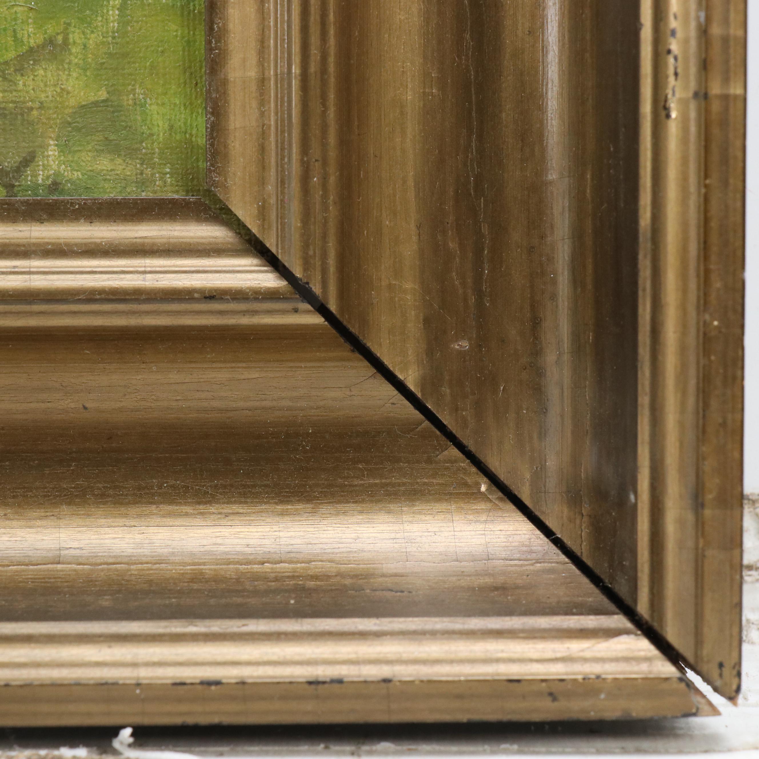 E. Torgny Oil Painting "Høstaften (Autumn Evening)," 20th Century