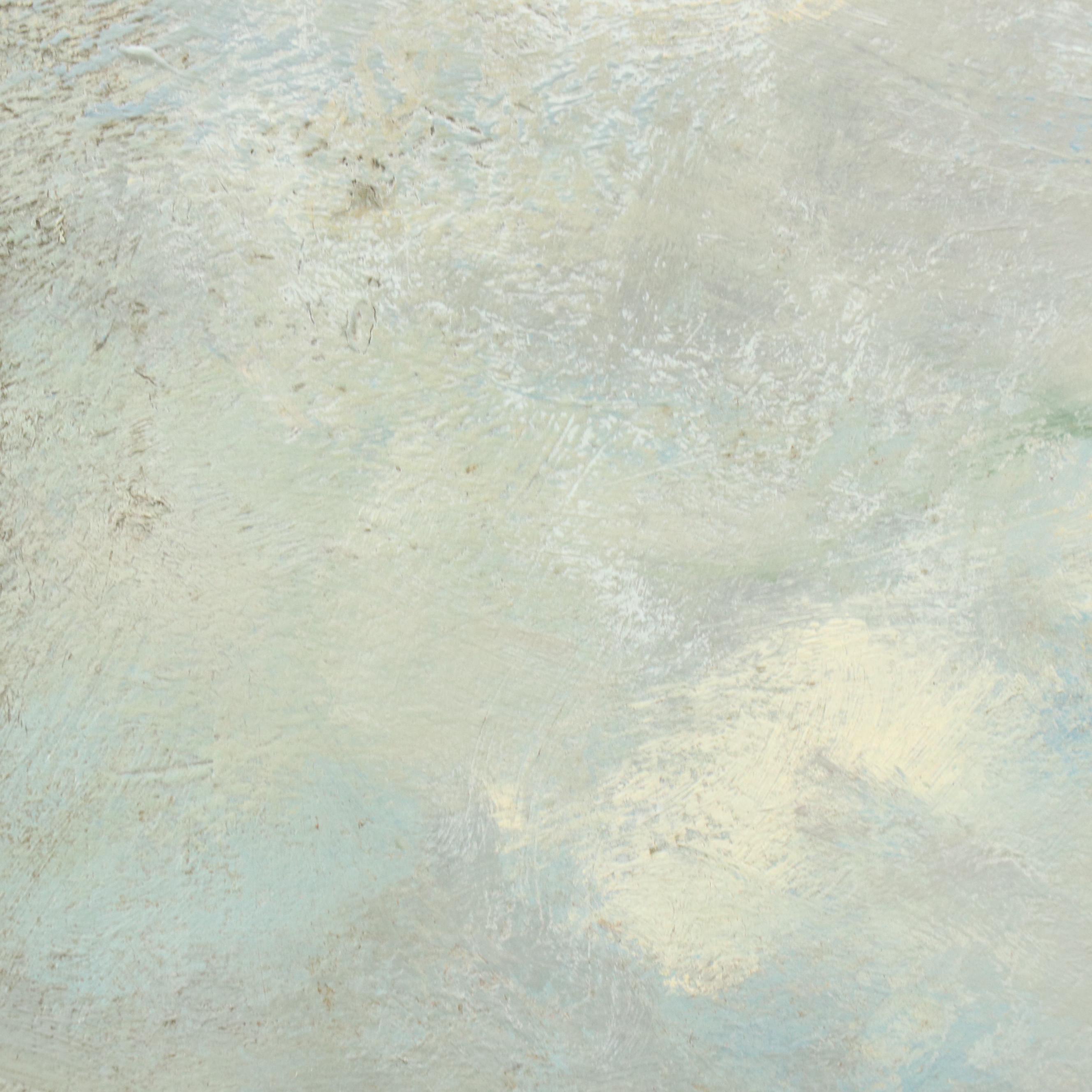 John Ash Oil Painting of Wharf, Late 20th Century