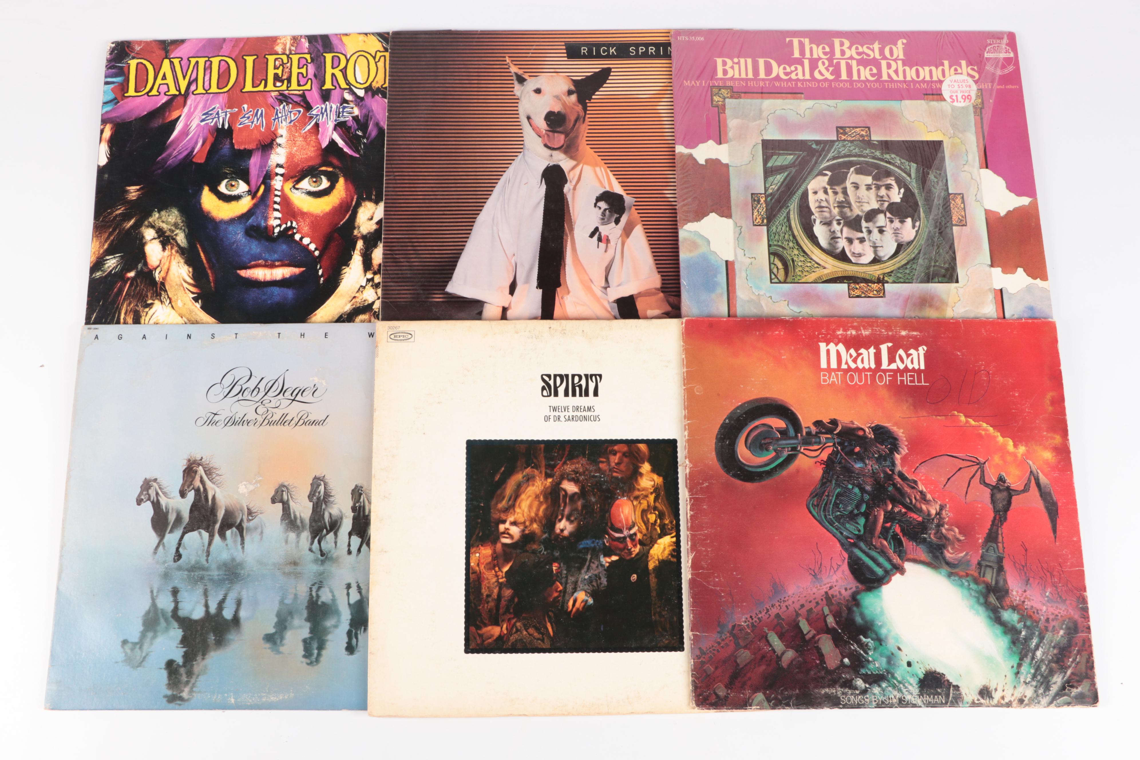 David Lee Roth, Rick Springfield, Styx, Donovan, and More Vinyl Record Albums