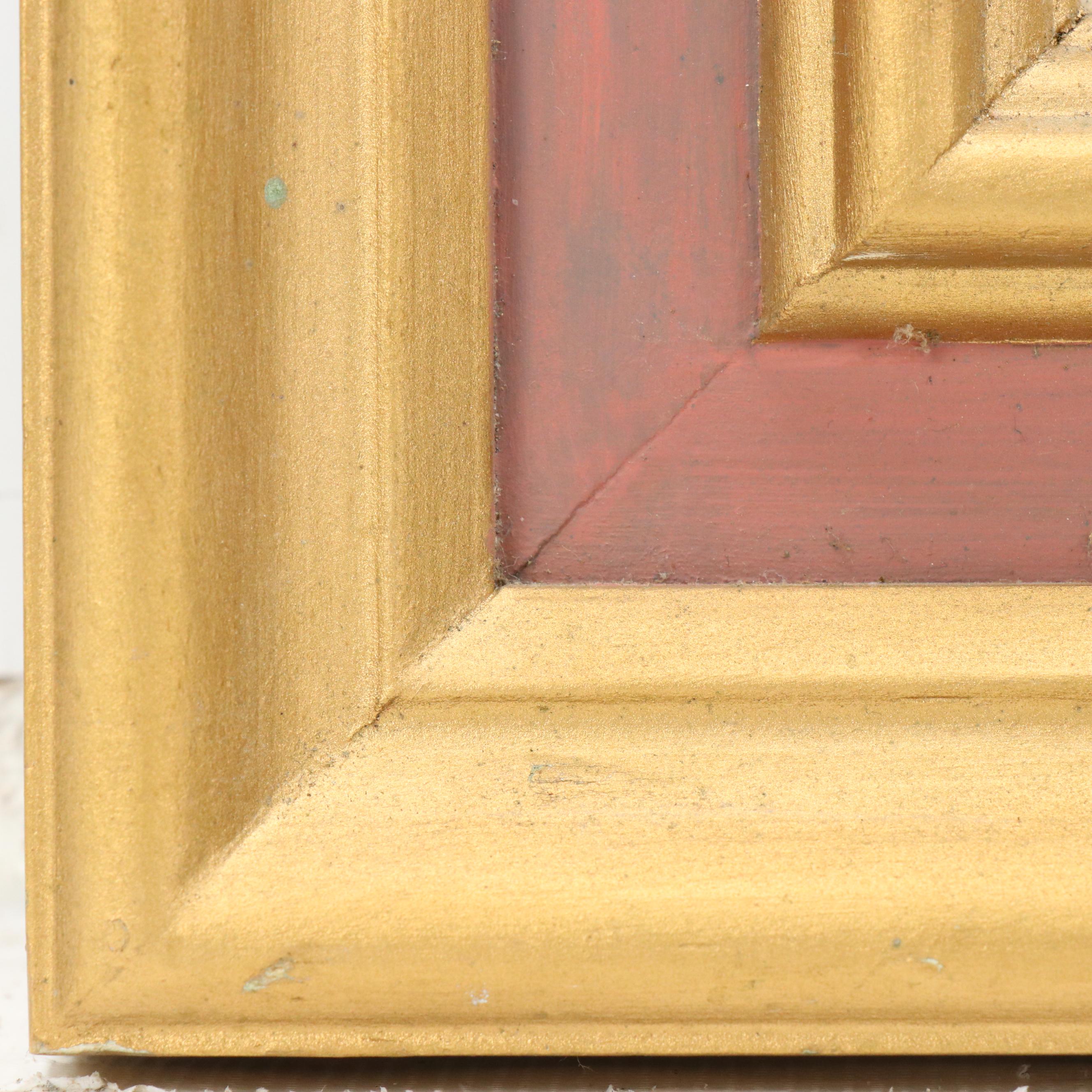 Martin W. Connelly Oil Painting "New York State Farm," Late 20th Century